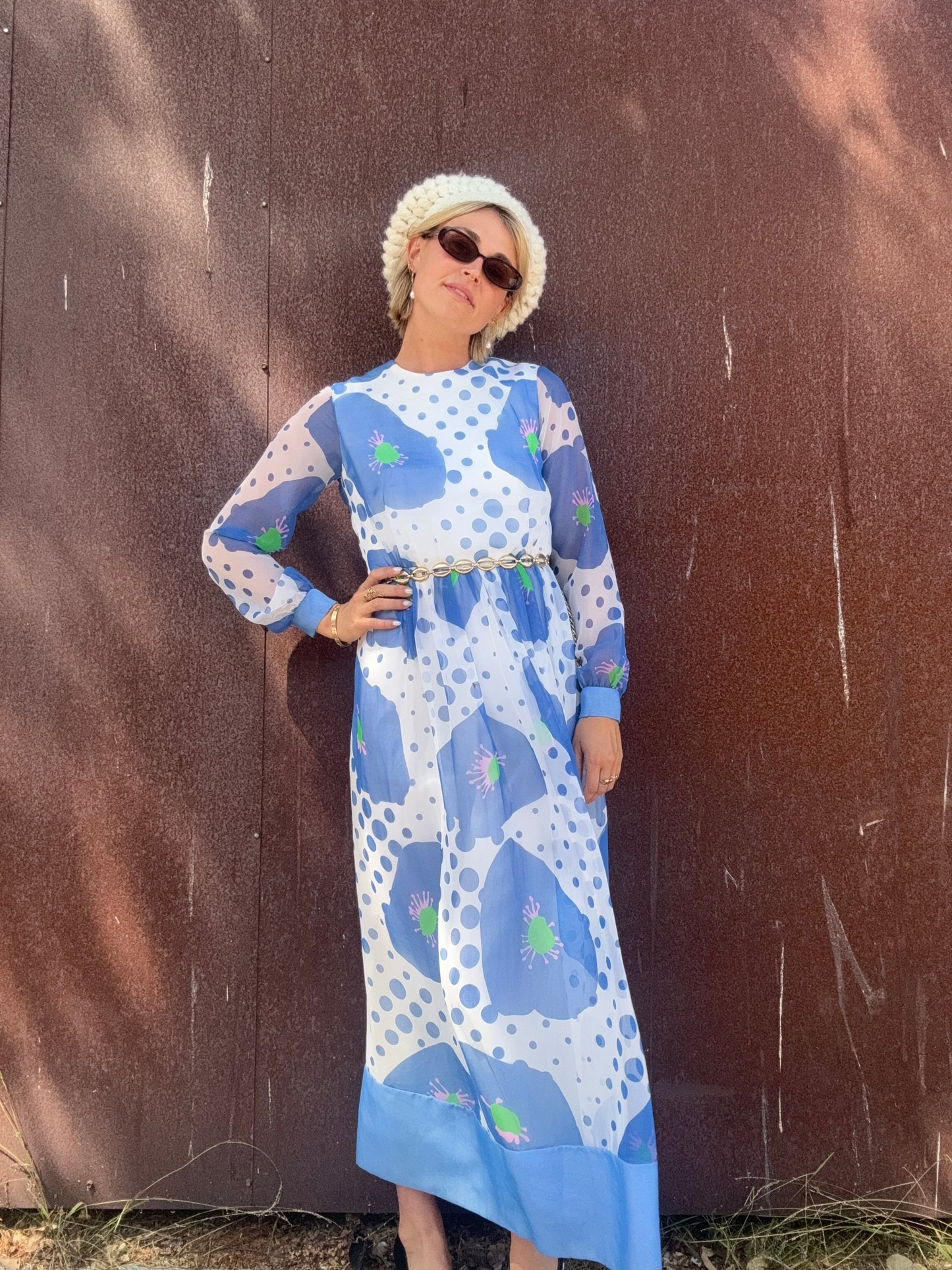 The Alice 1970s Handmade Maxi Dress