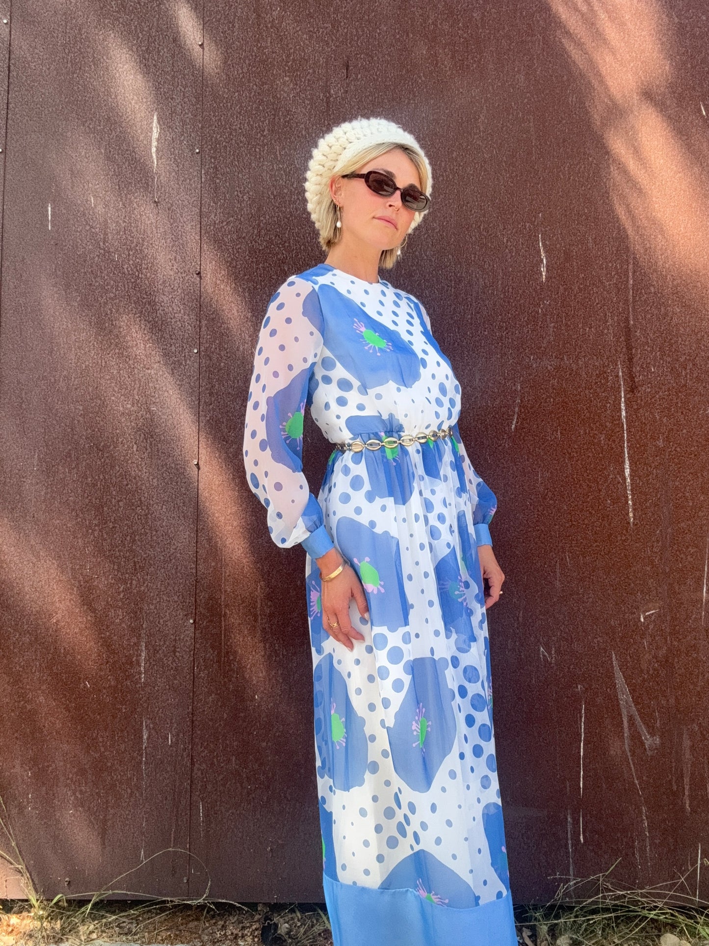 The Alice 1970s Handmade Maxi Dress