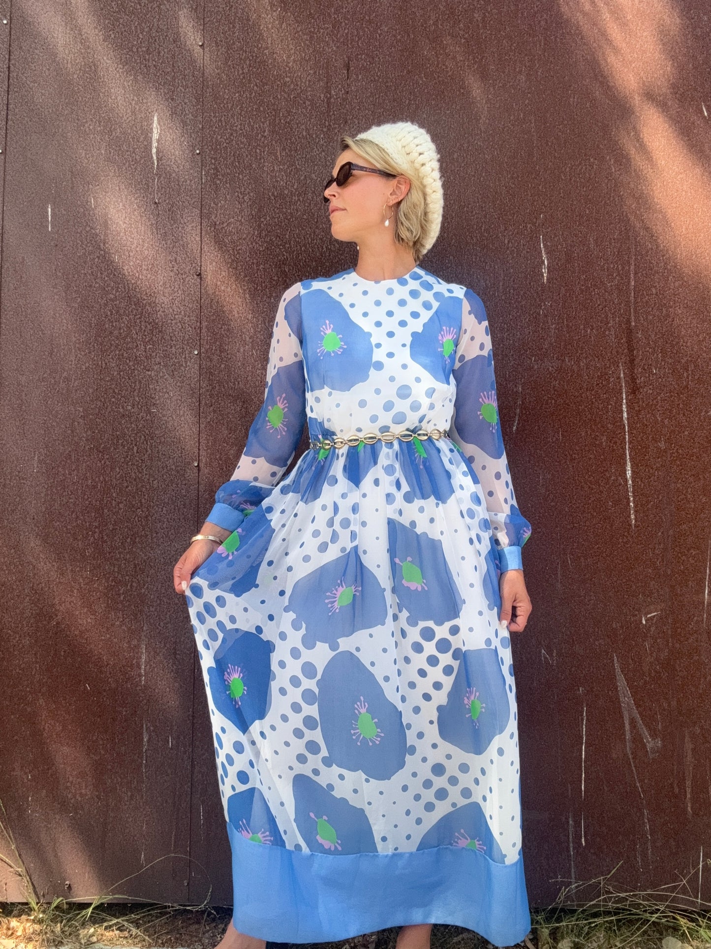 The Alice 1970s Handmade Maxi Dress