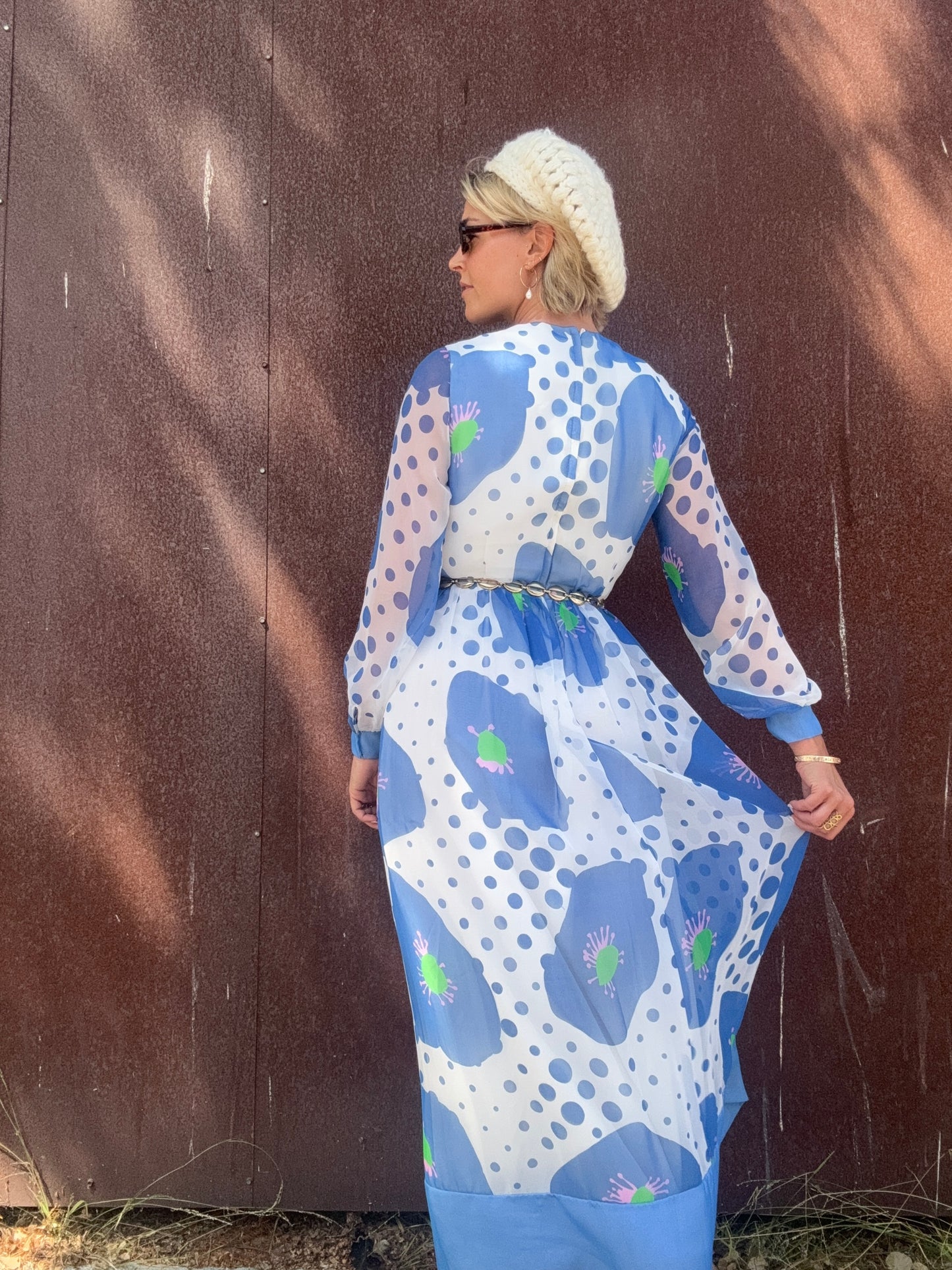 The Alice 1970s Handmade Maxi Dress