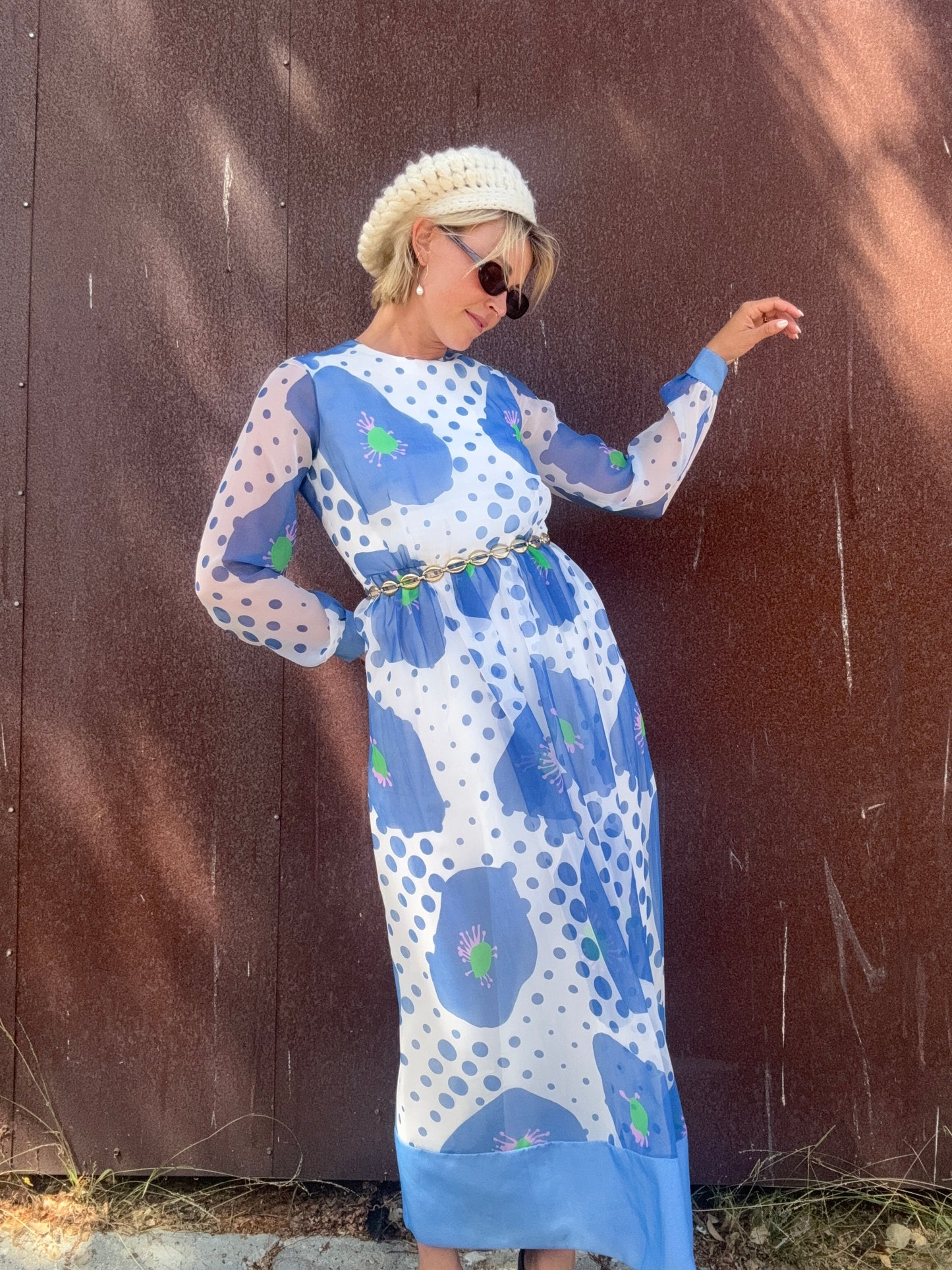 The Alice 1970s Handmade Maxi Dress