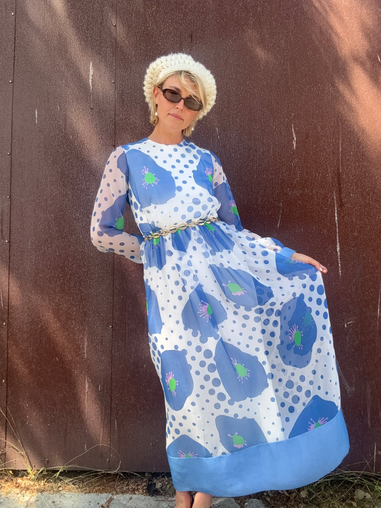 The Alice 1970s Handmade Maxi Dress