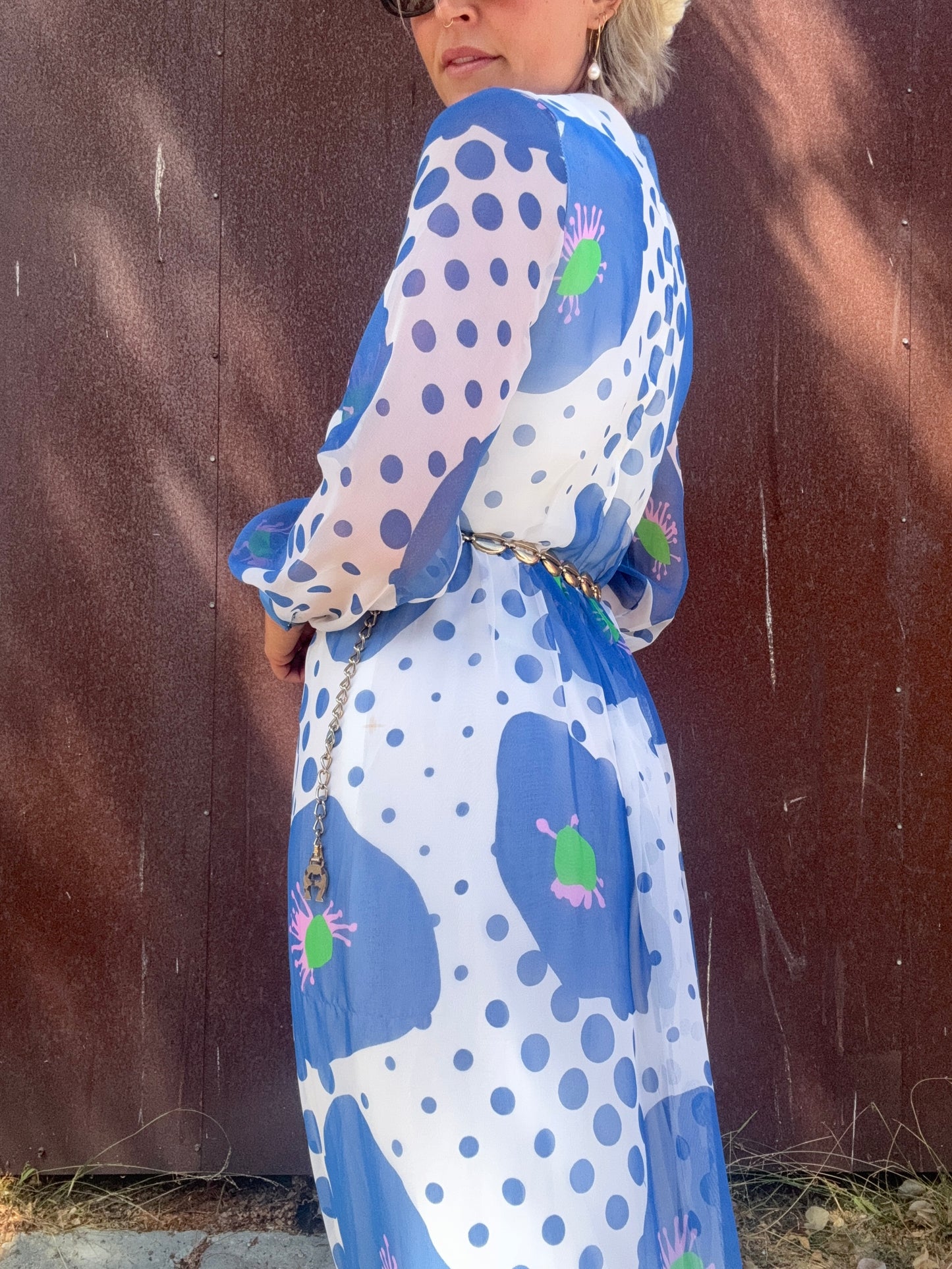 The Alice 1970s Handmade Maxi Dress