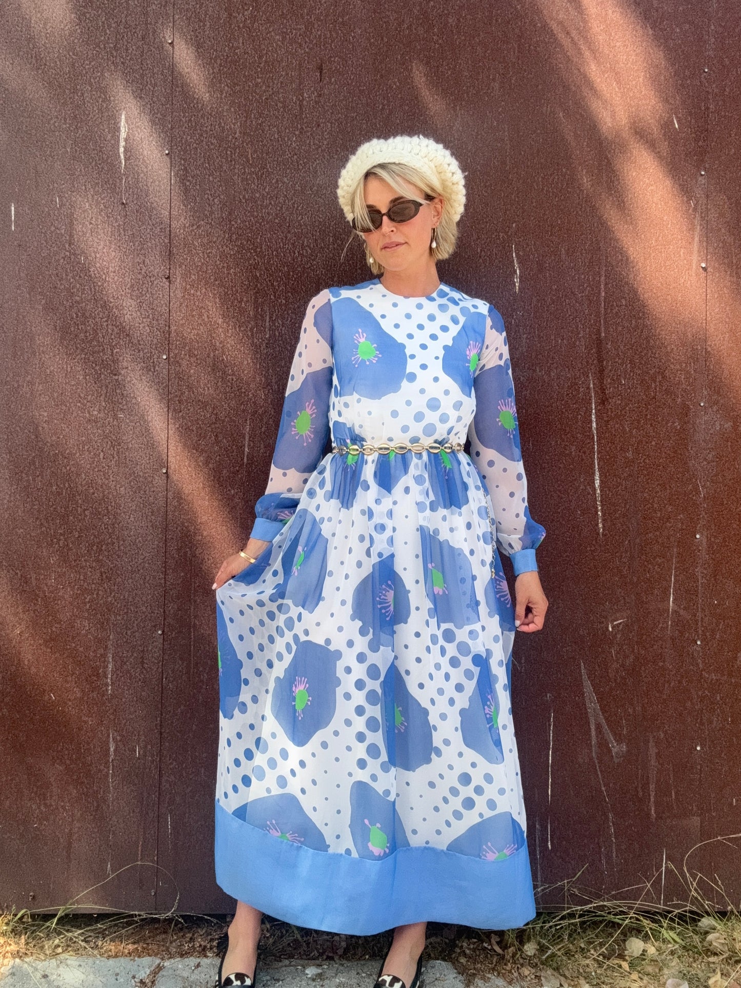 The Alice 1970s Handmade Maxi Dress