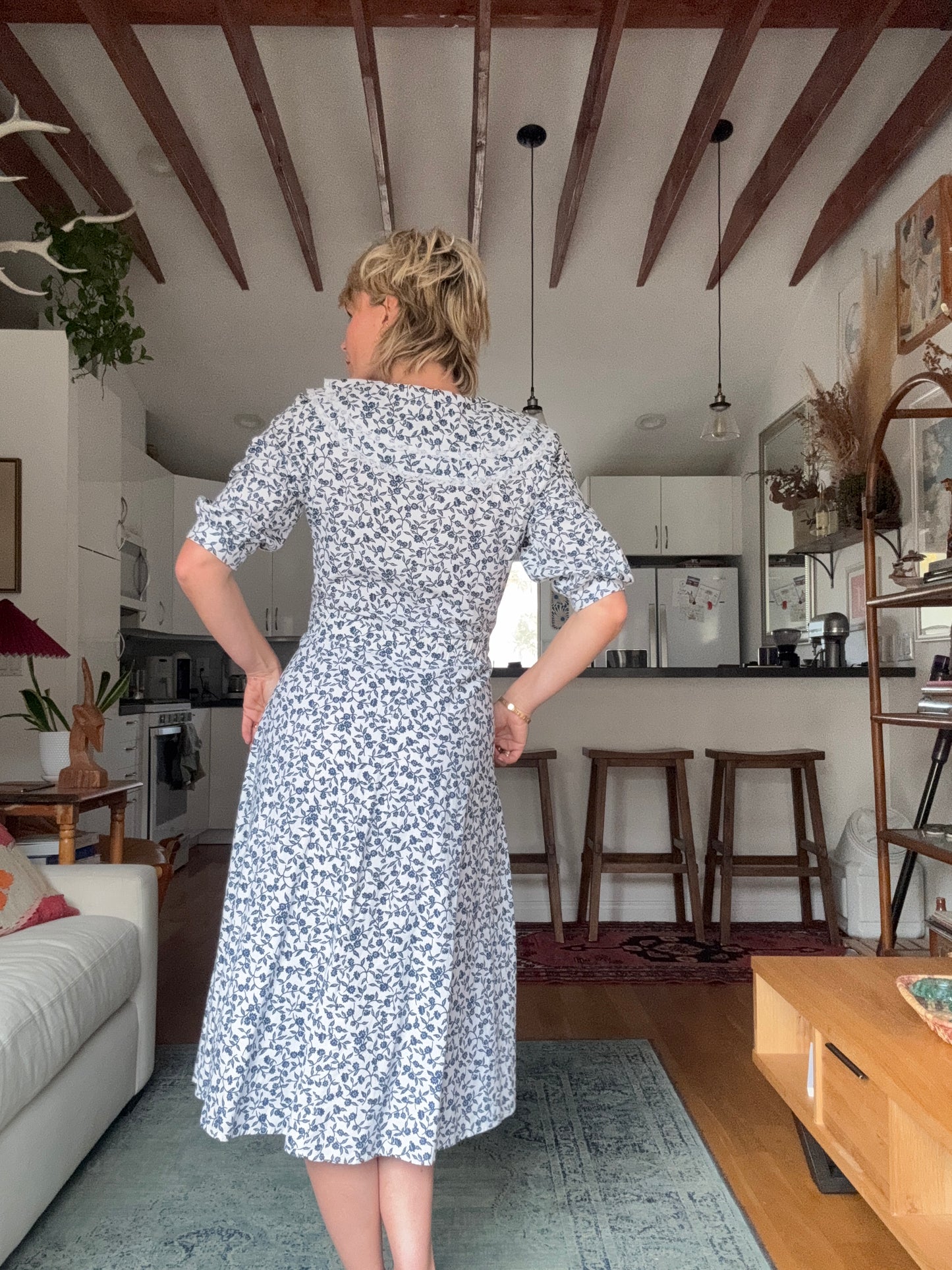 The Mae 1980s Cotton Dress