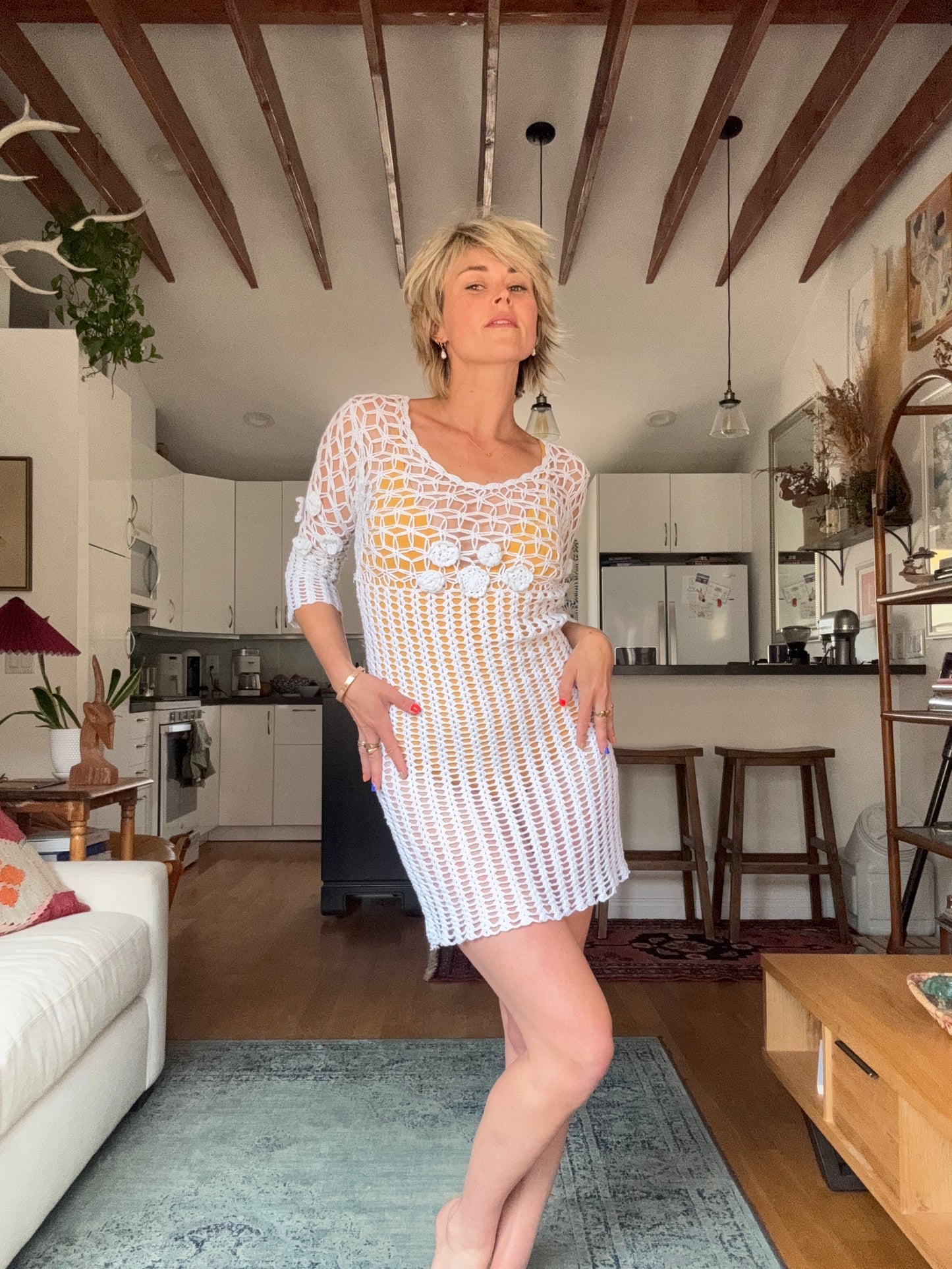 The Hazel Crochet Dress