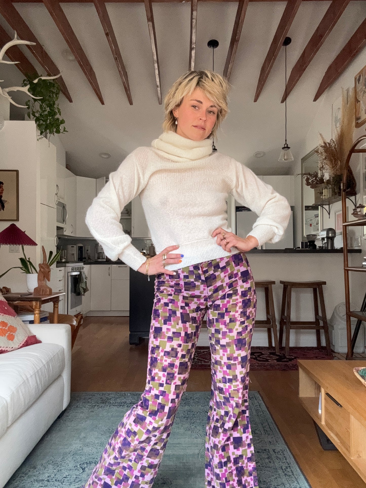 The Violet 1970s Corduroy Pants