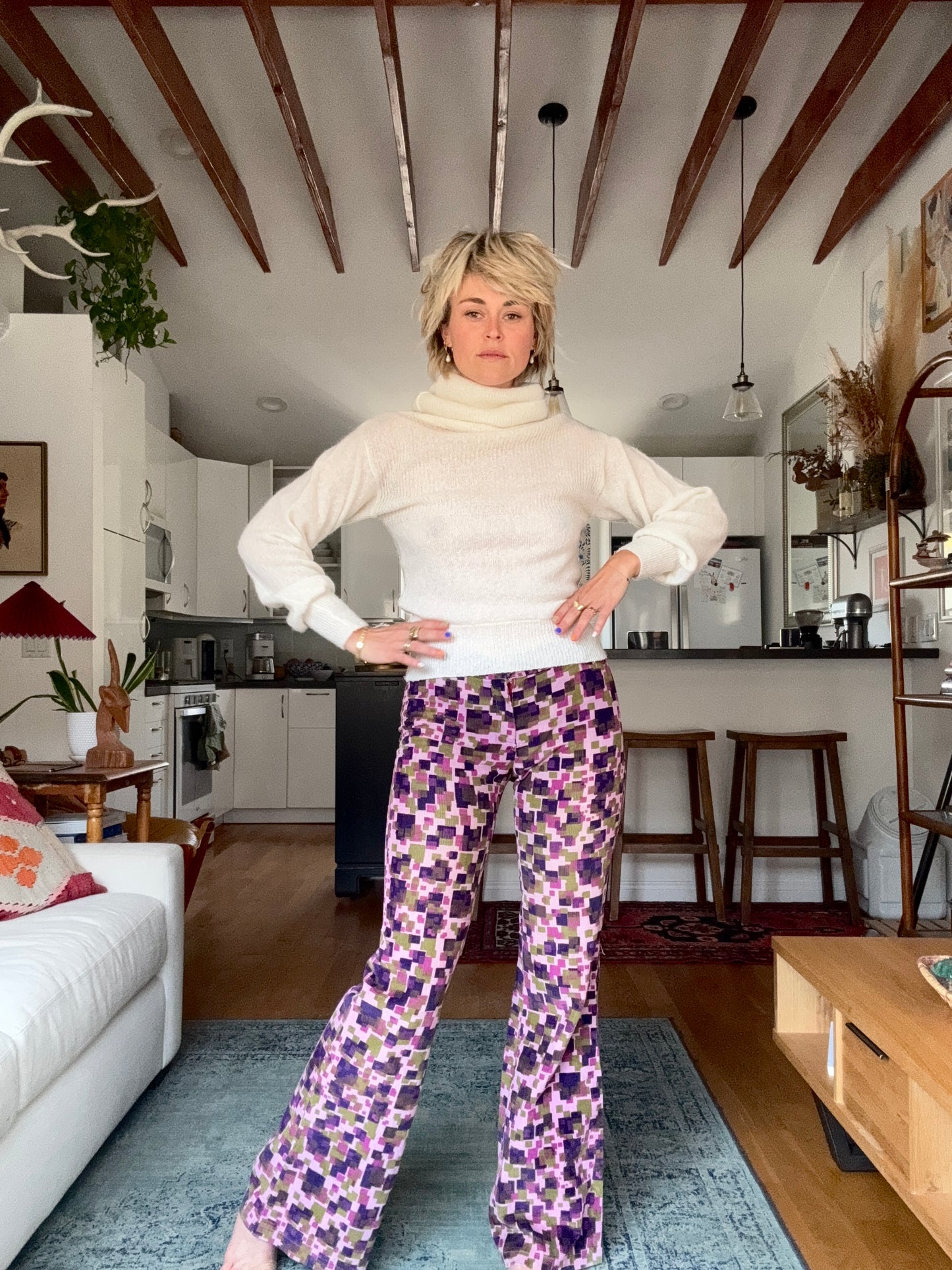 The Violet 1970s Corduroy Pants