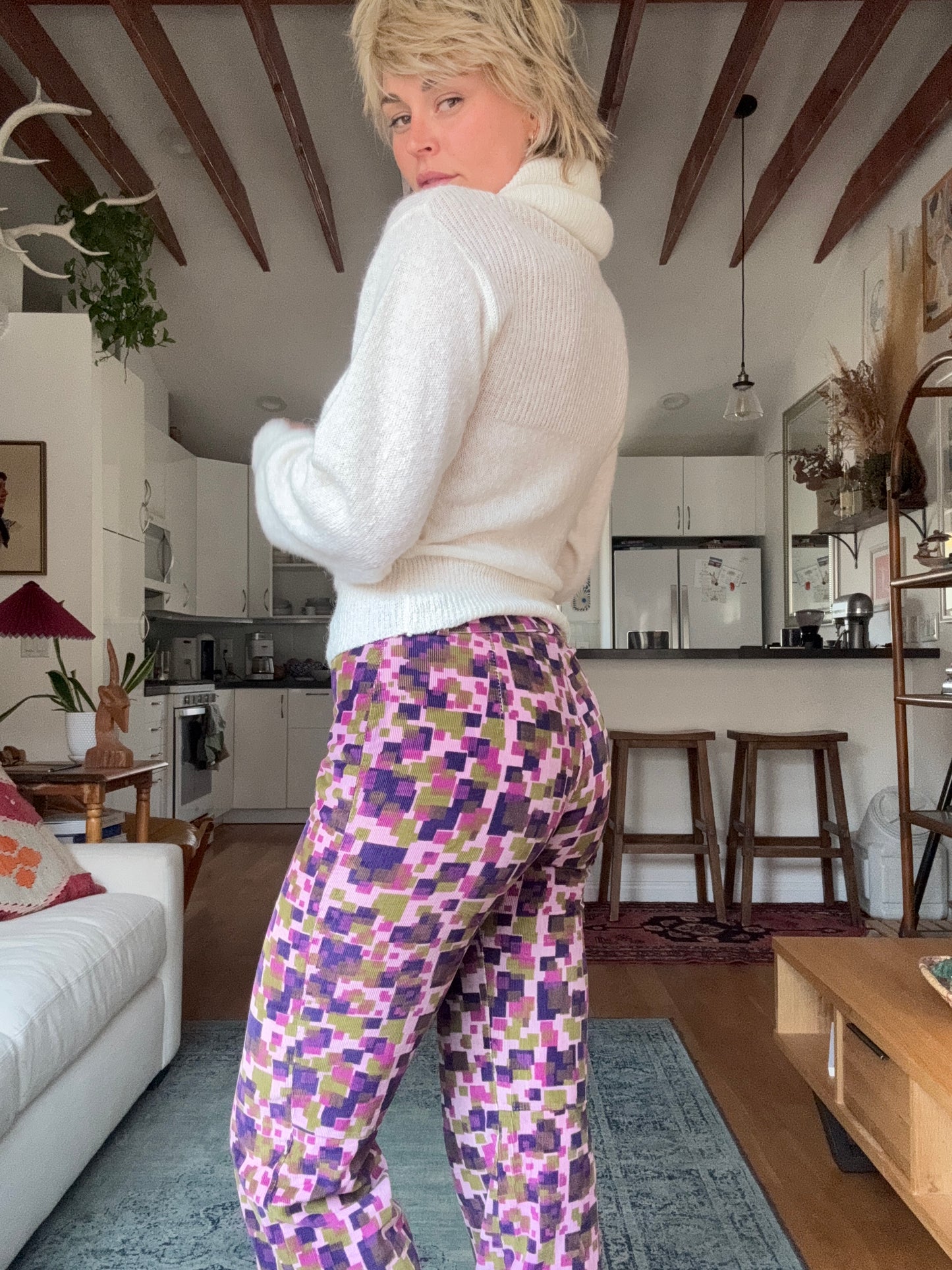 The Violet 1970s Corduroy Pants