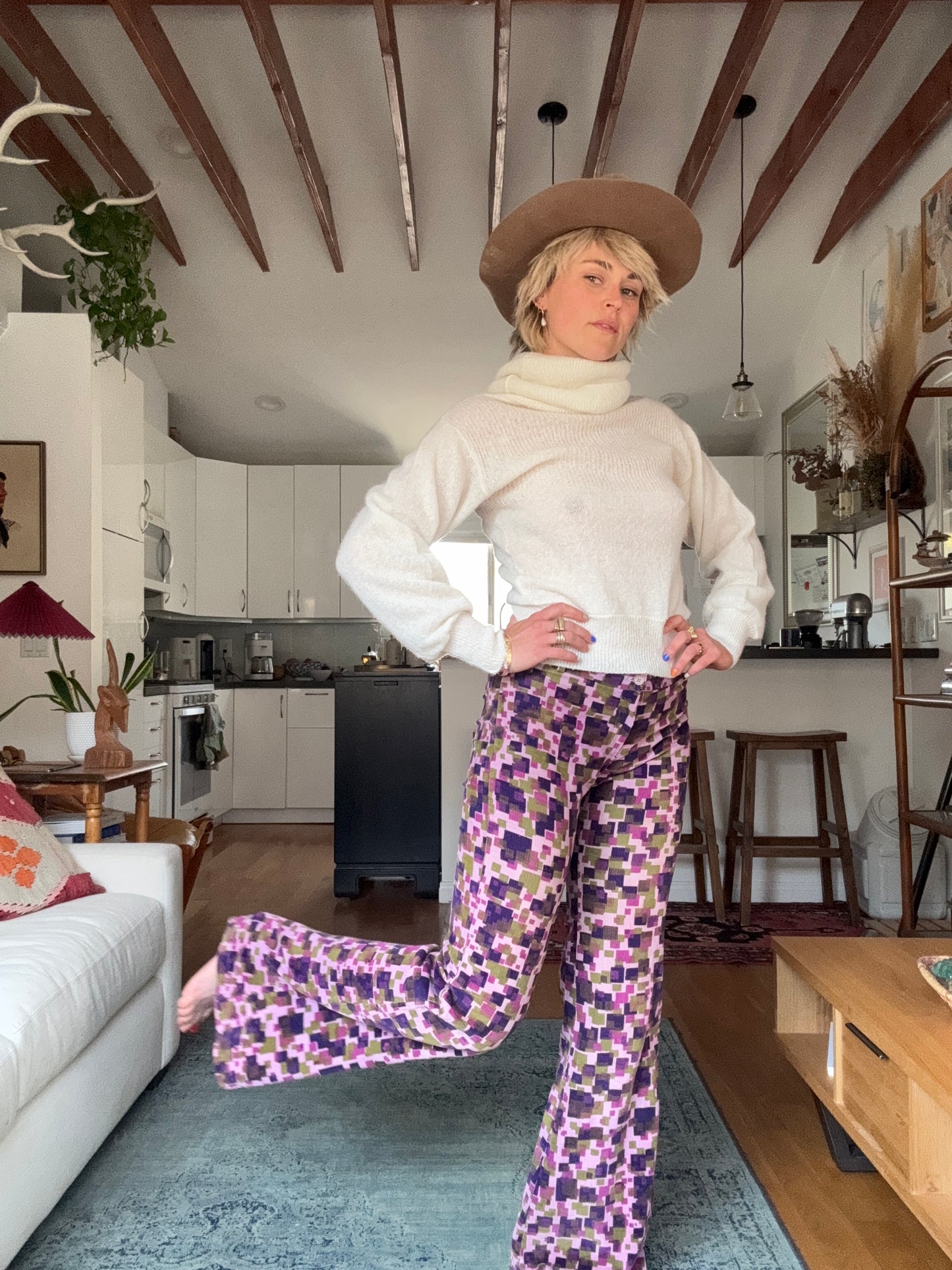 The Violet 1970s Corduroy Pants