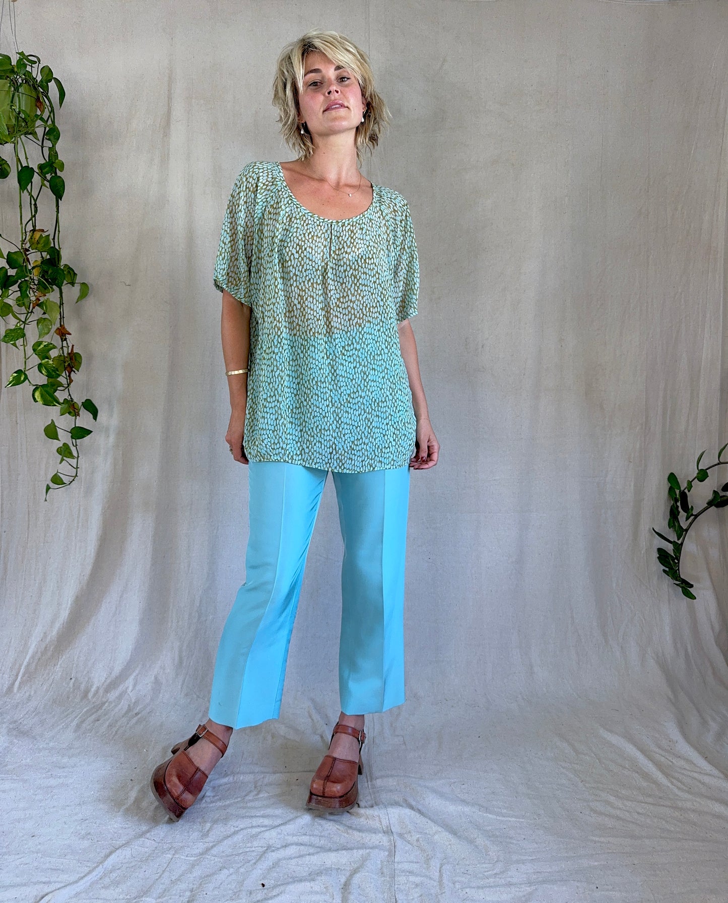 The Gigi Speckled Blouse
