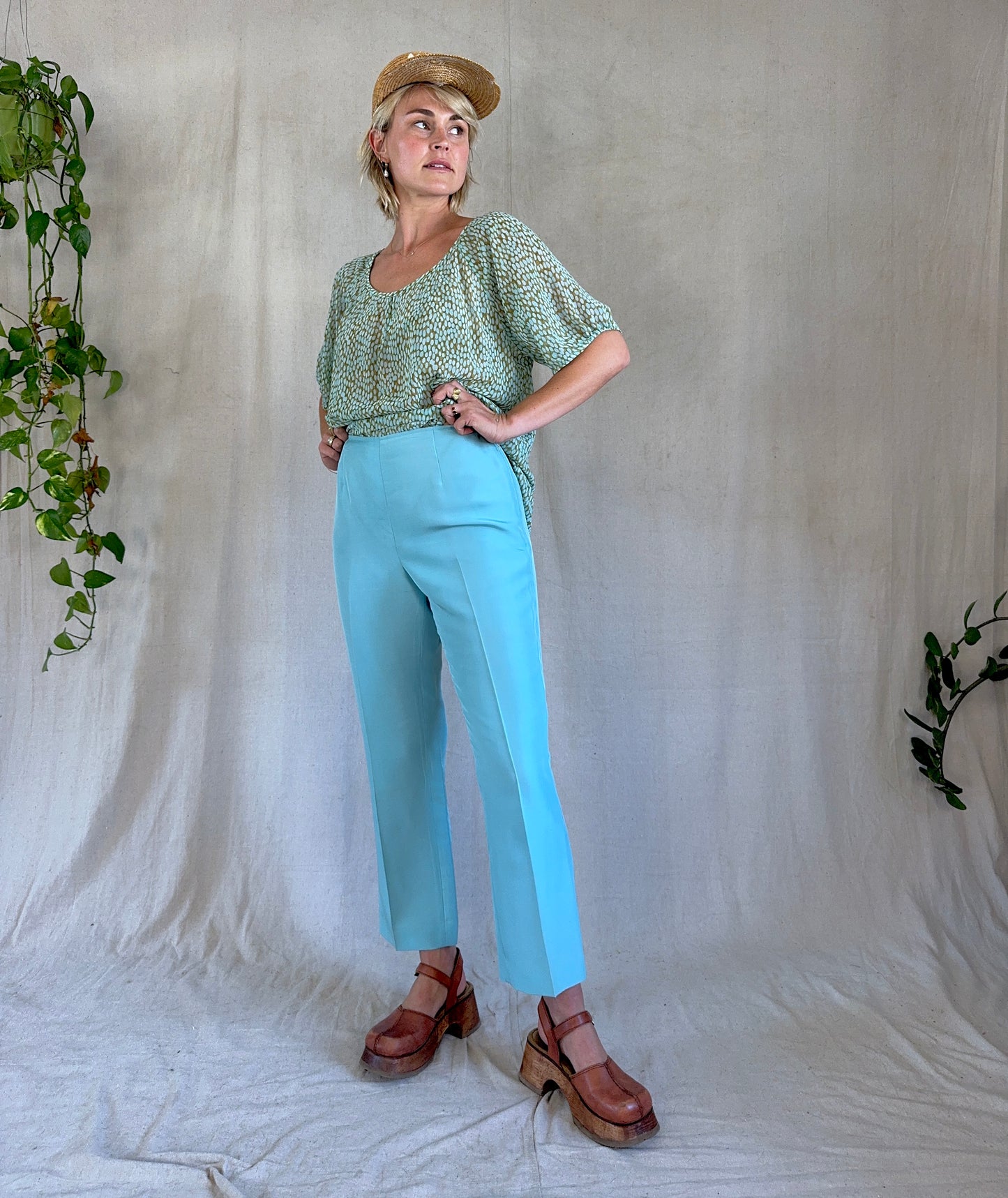 The Gigi Speckled Blouse