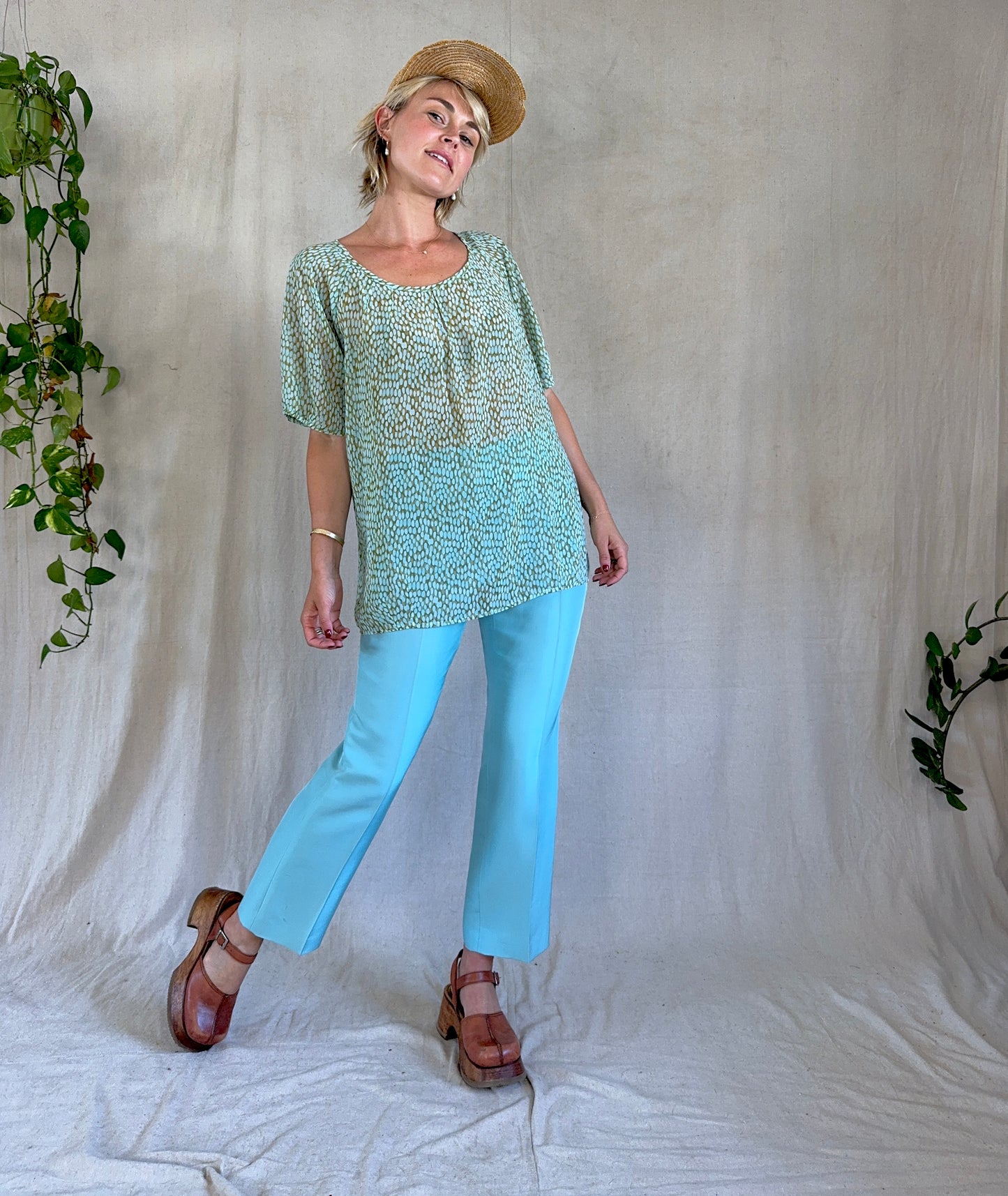 The Gigi Speckled Blouse