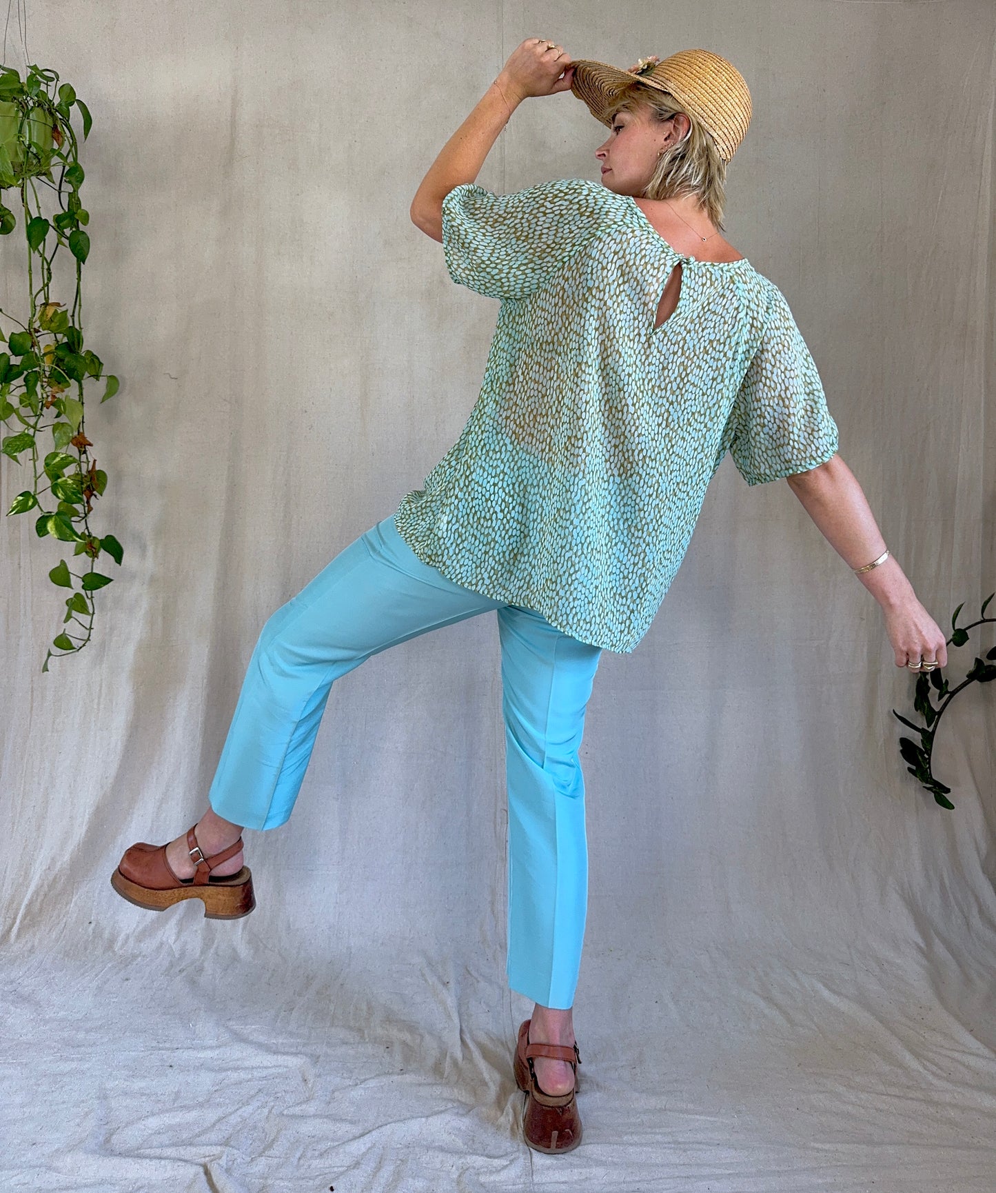 The Gigi Speckled Blouse