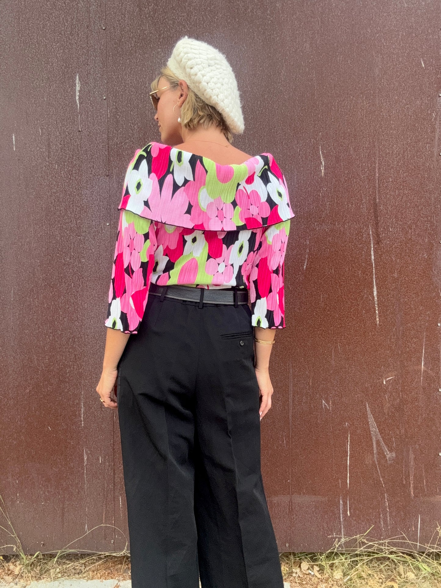 The Veronica Y2K Floral Blouse