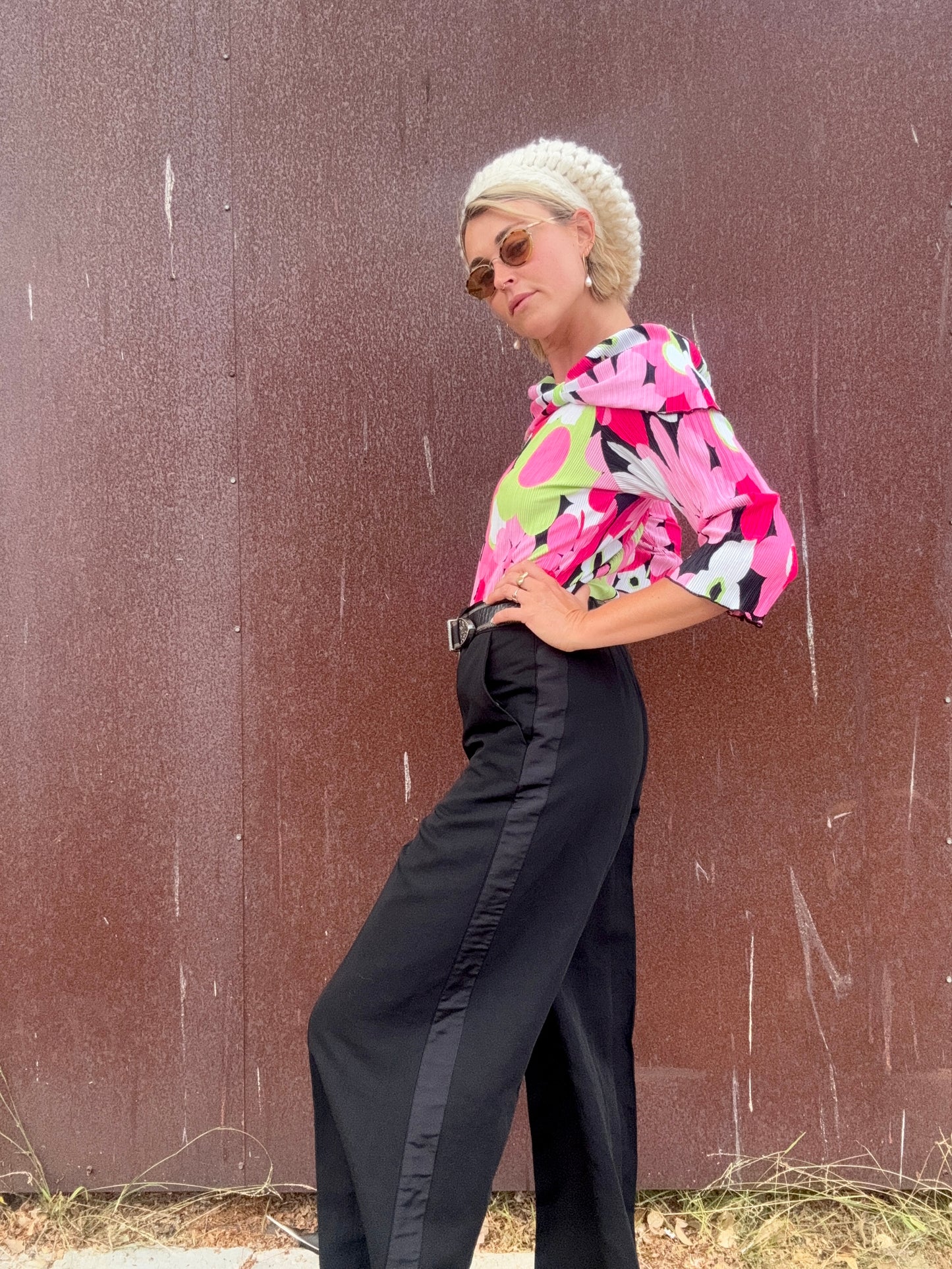 The Veronica Y2K Floral Blouse