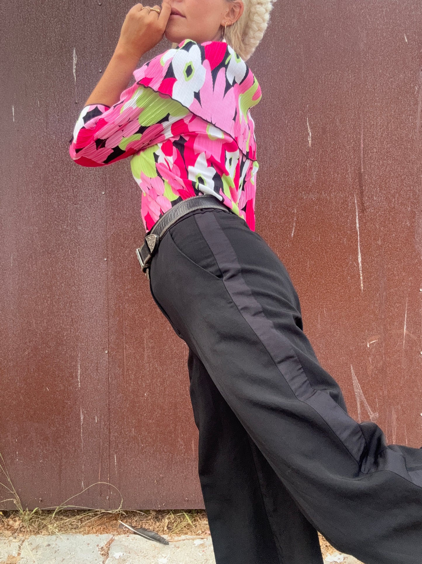 The Veronica Y2K Floral Blouse