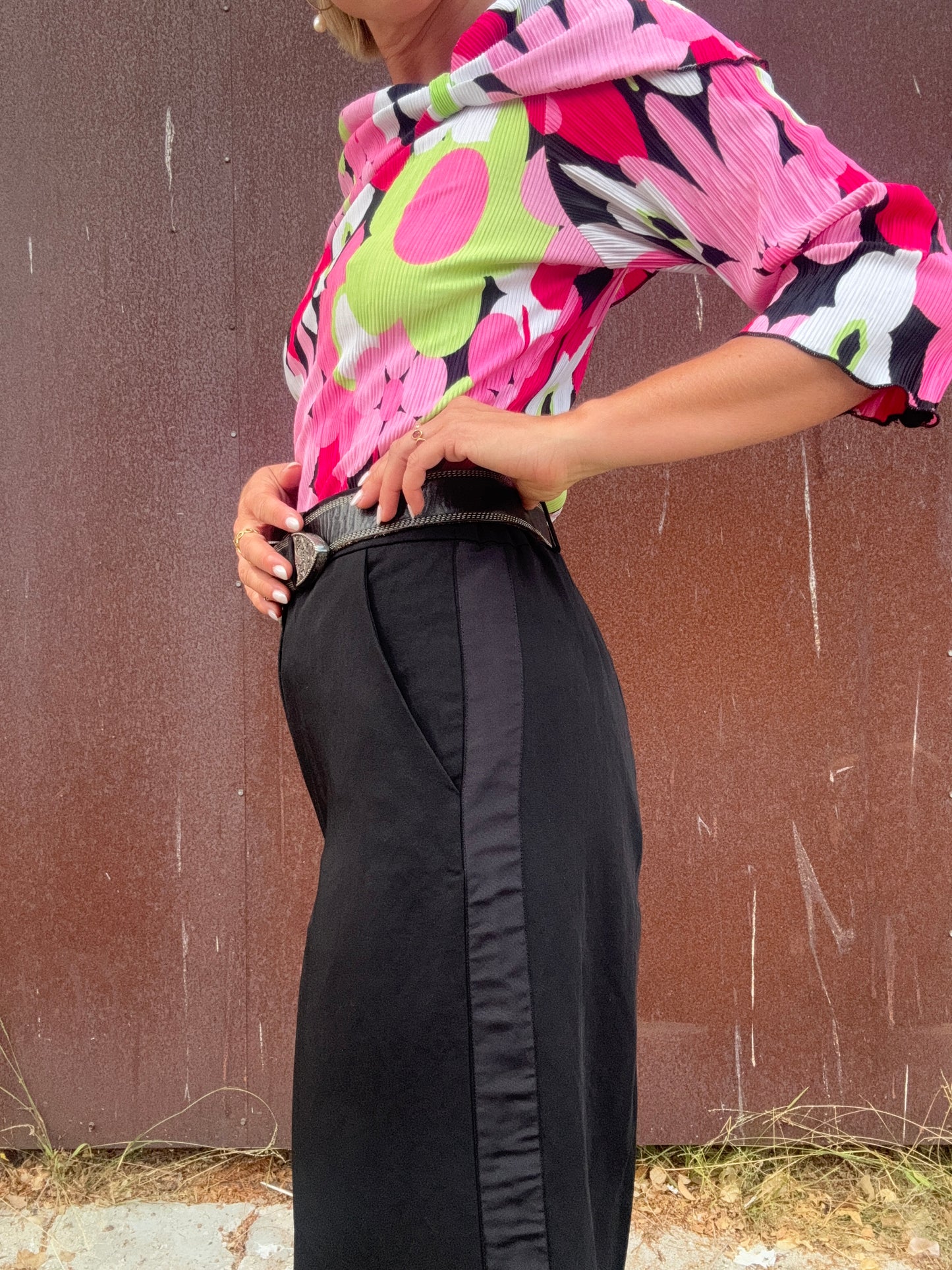 The Veronica Y2K Floral Blouse