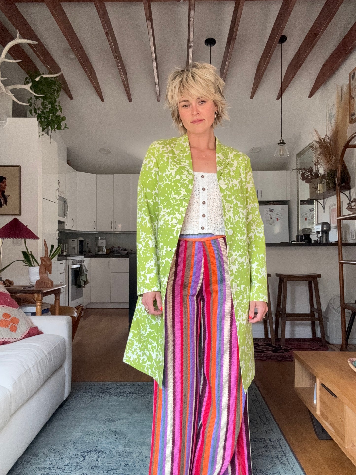 The Laurel 1990s Silk Coat