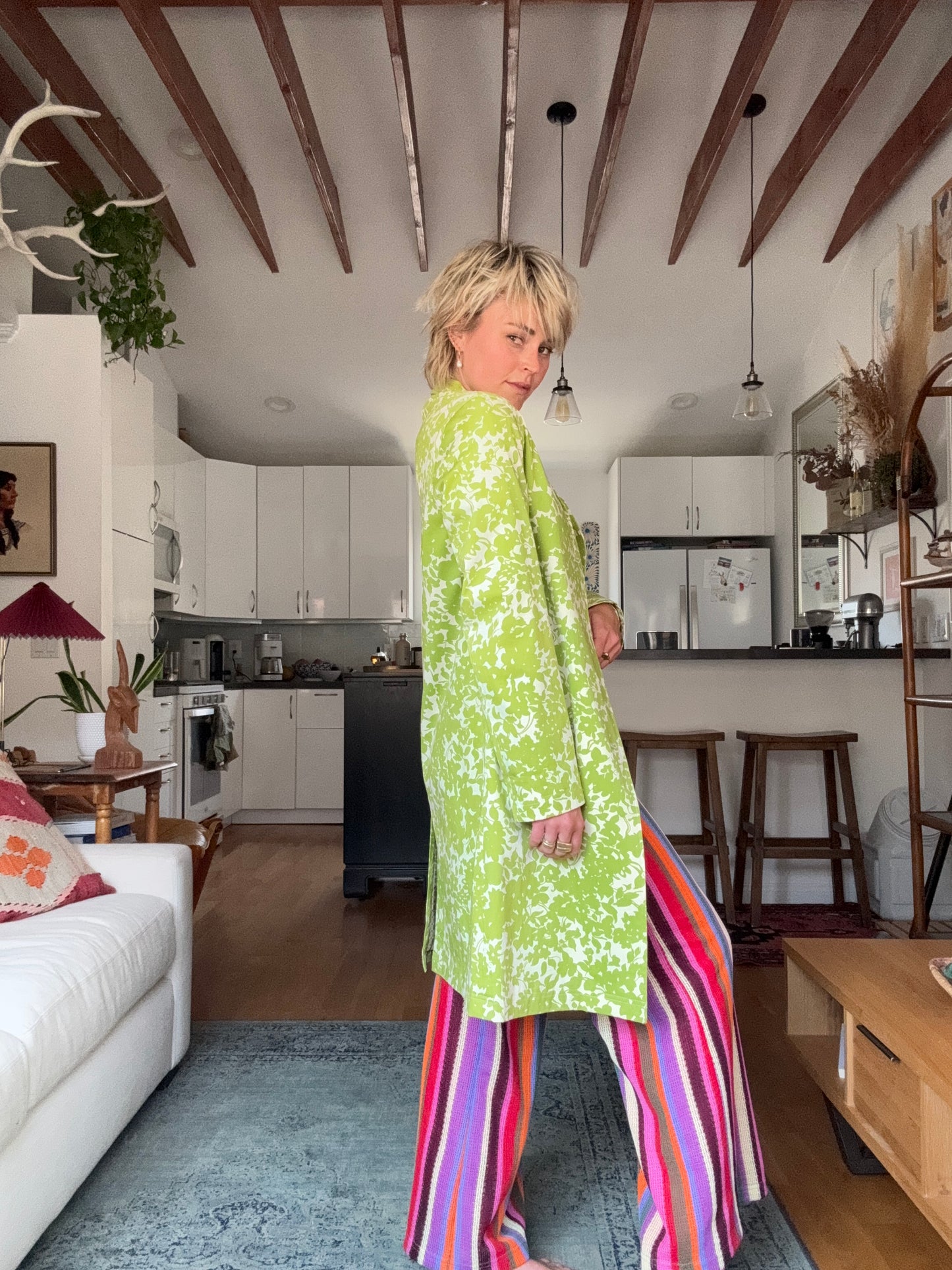 The Laurel 1990s Silk Coat