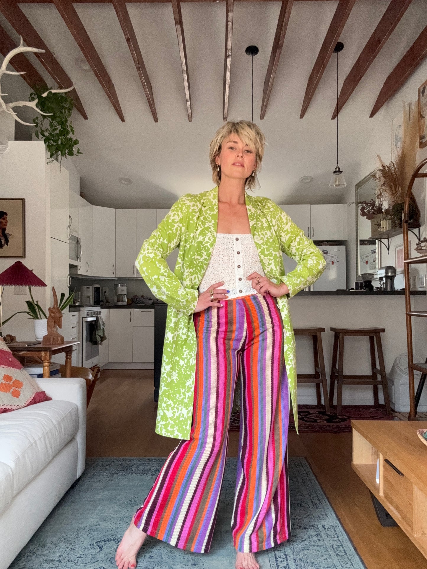 The Laurel 1990s Silk Coat