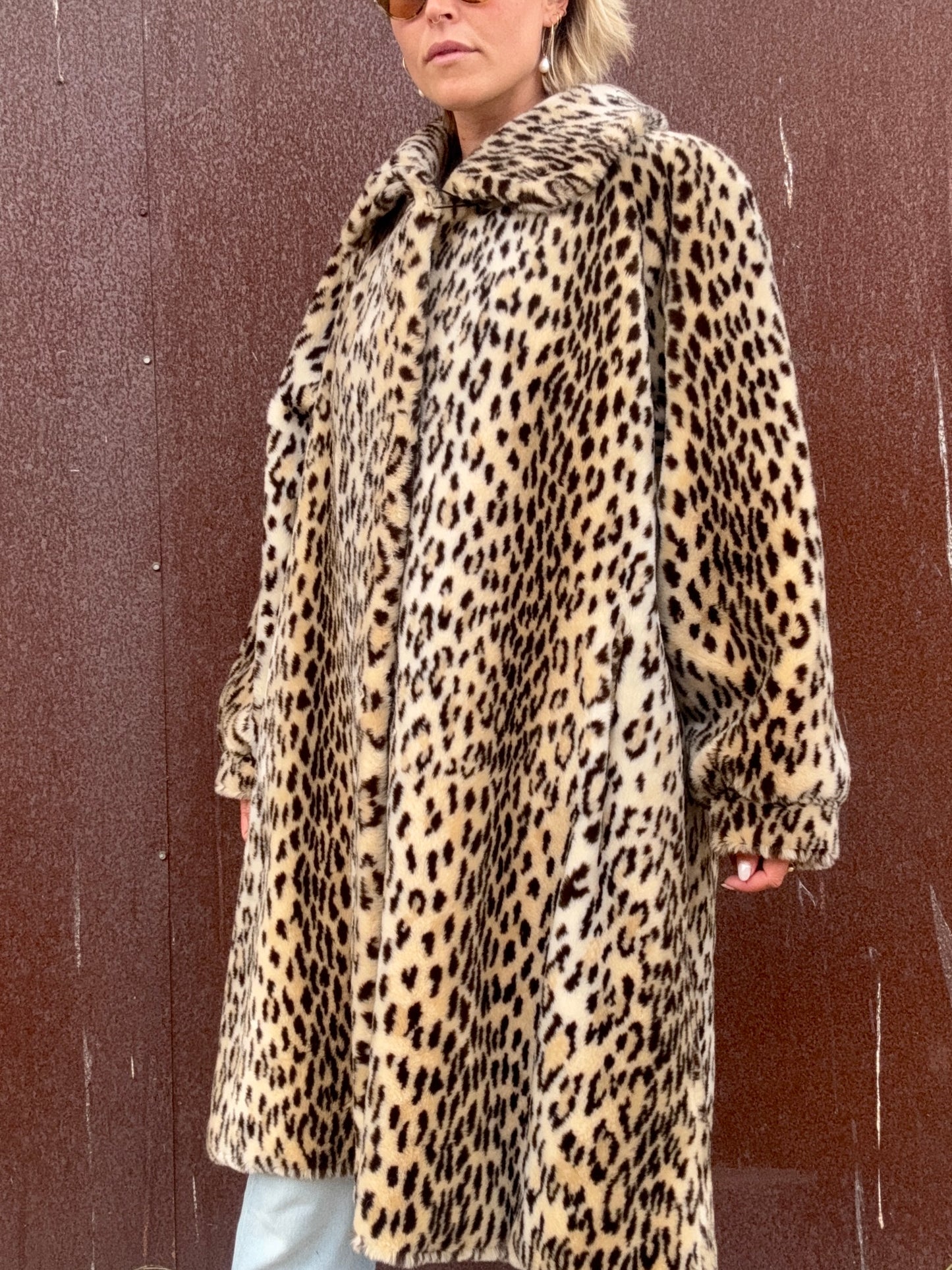 The Beatrice 1970s Faux Fur Coat