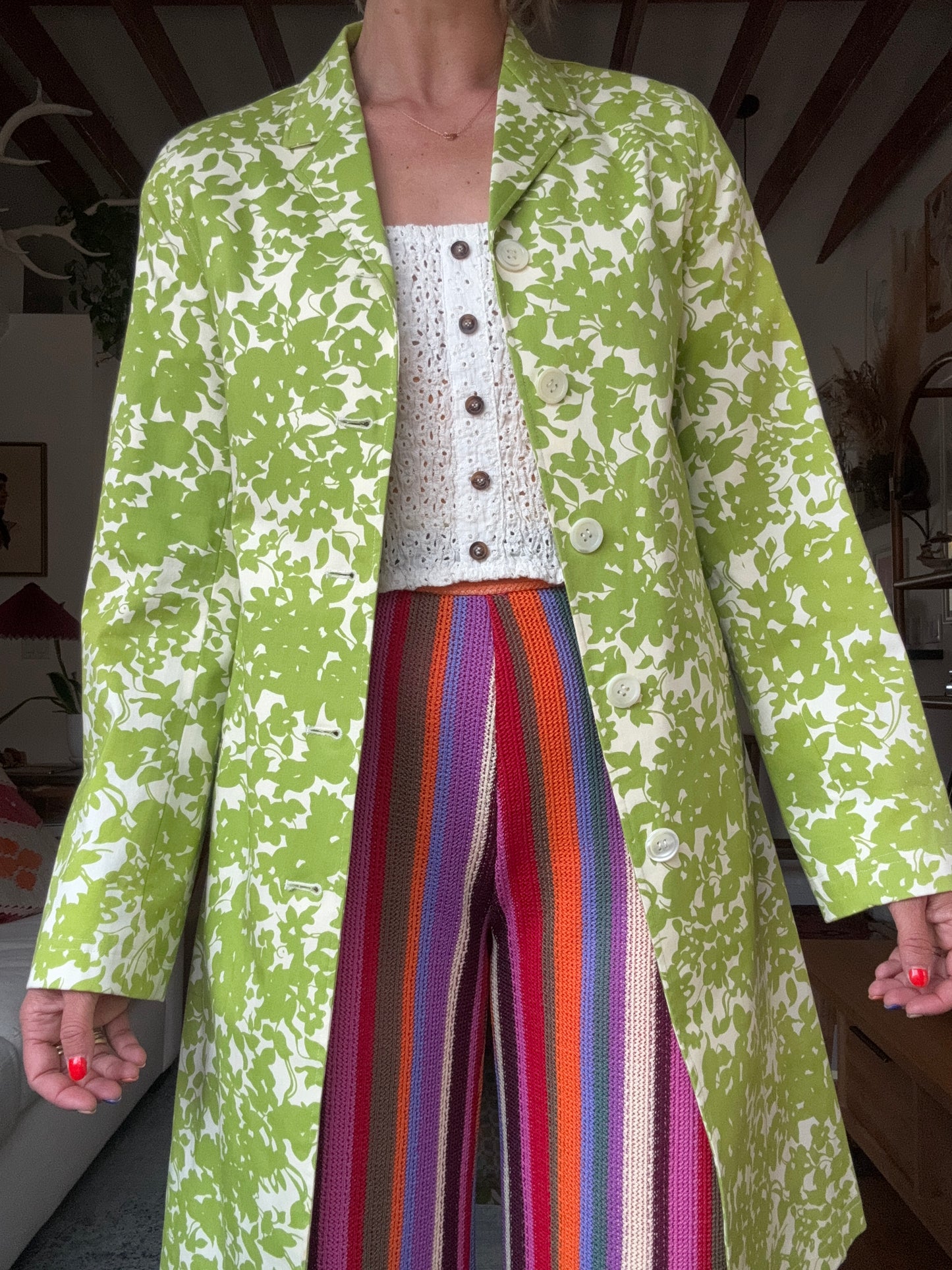 The Laurel 1990s Silk Coat