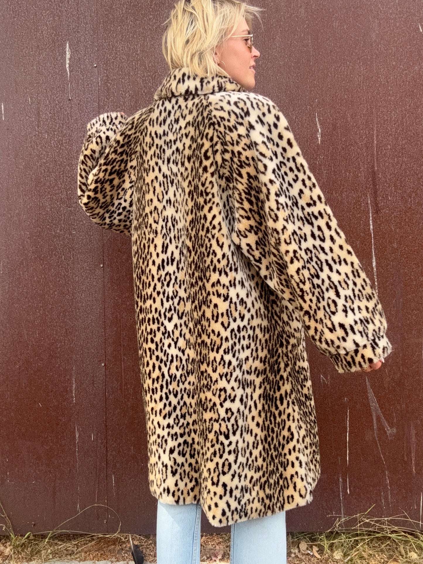 The Beatrice 1970s Faux Fur Coat