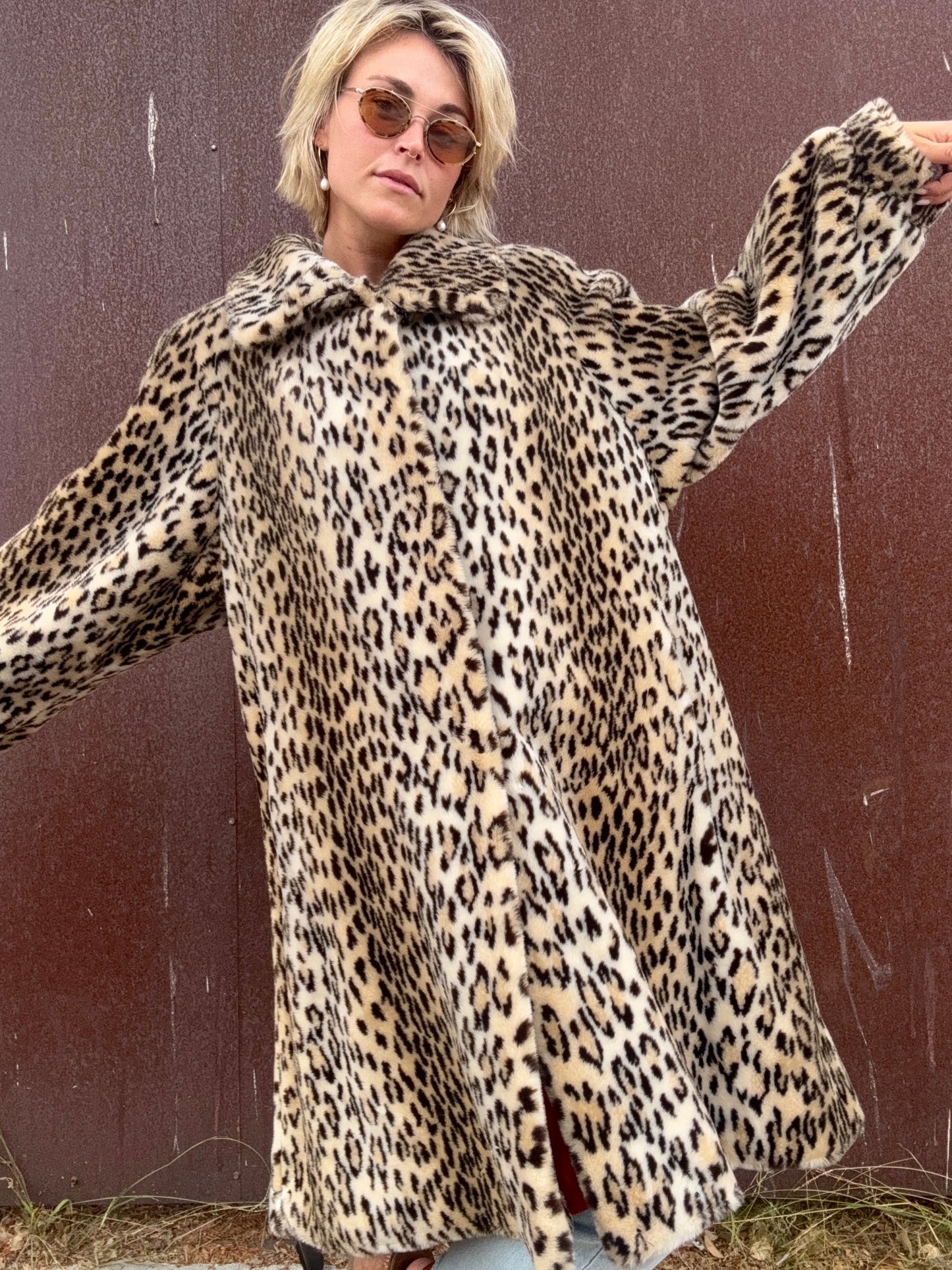 The Beatrice 1970s Faux Fur Coat
