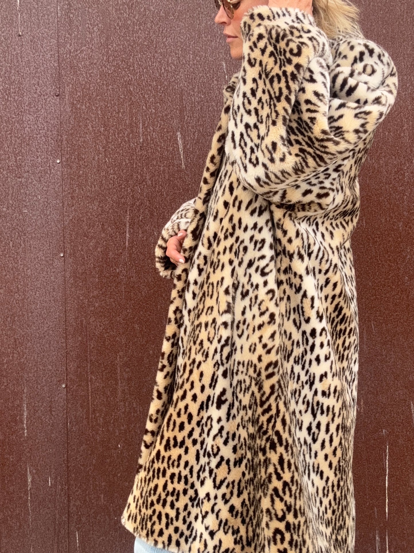 The Beatrice 1970s Faux Fur Coat