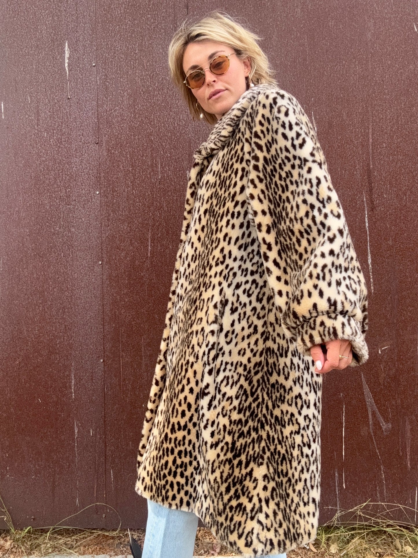 The Beatrice 1970s Faux Fur Coat