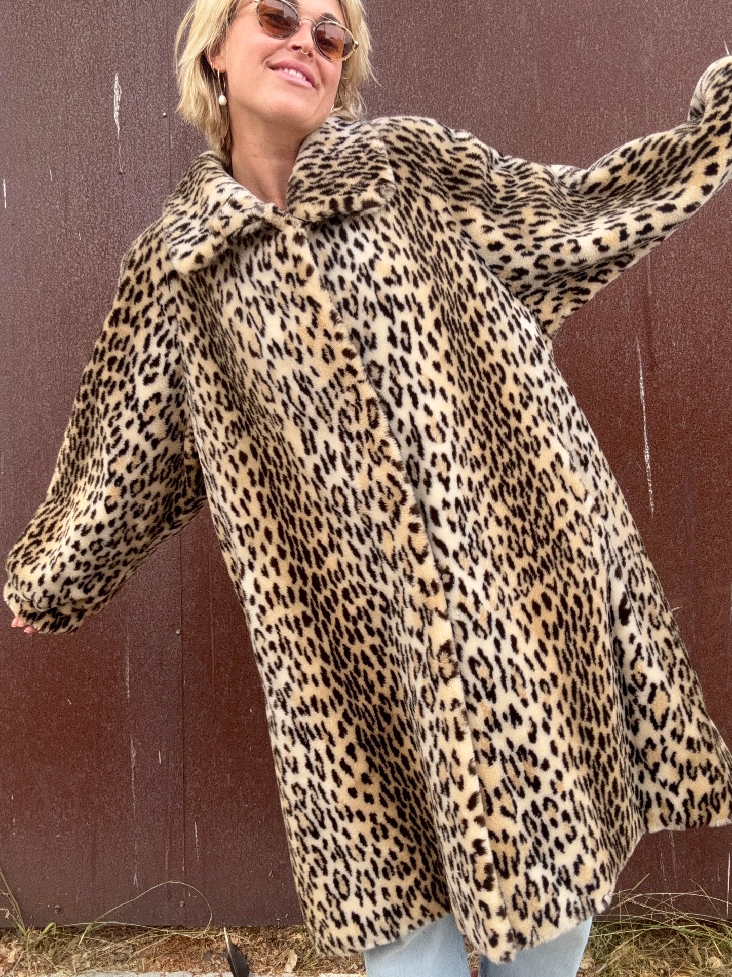 The Beatrice 1970s Faux Fur Coat