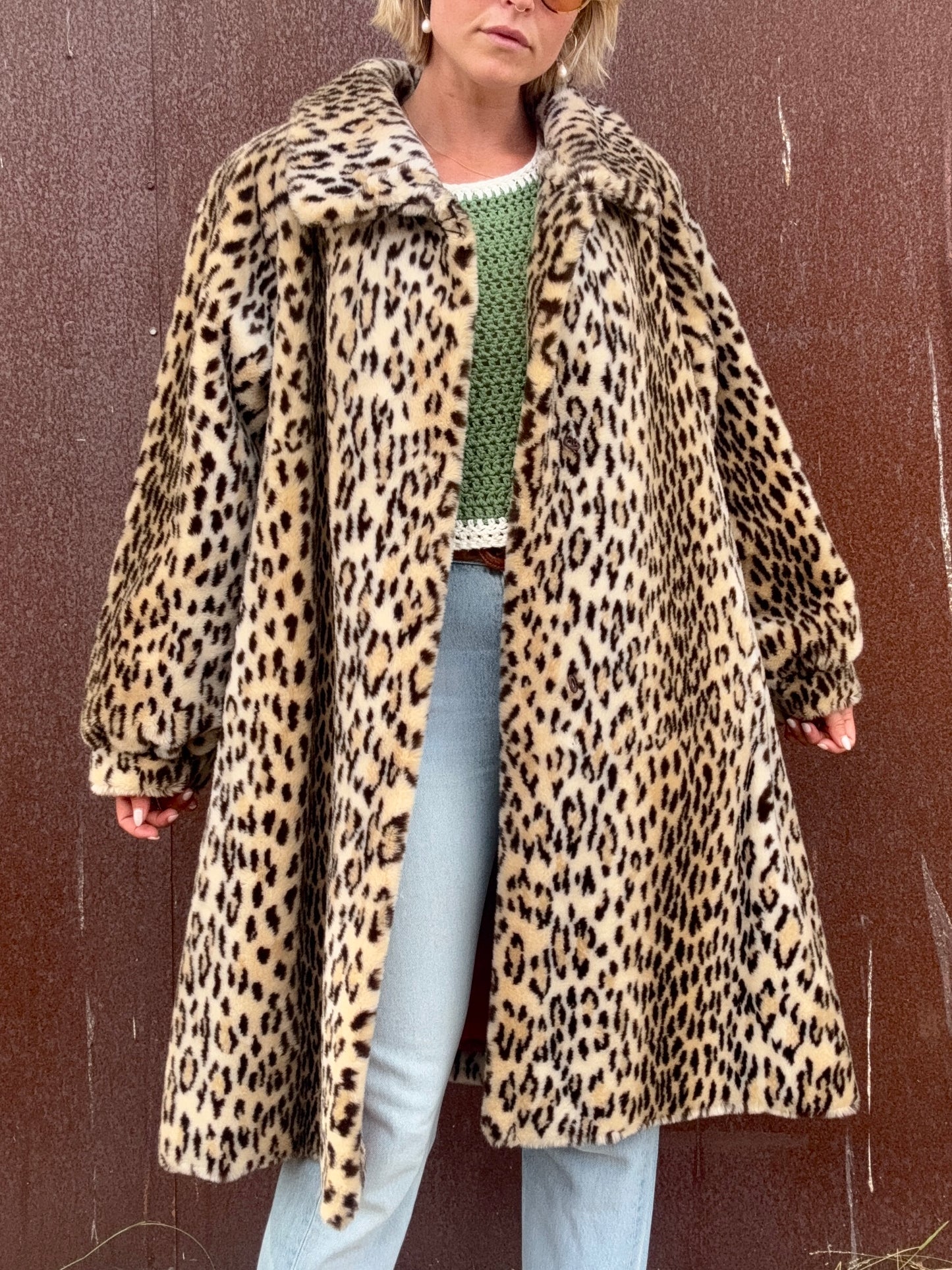 The Beatrice 1970s Faux Fur Coat