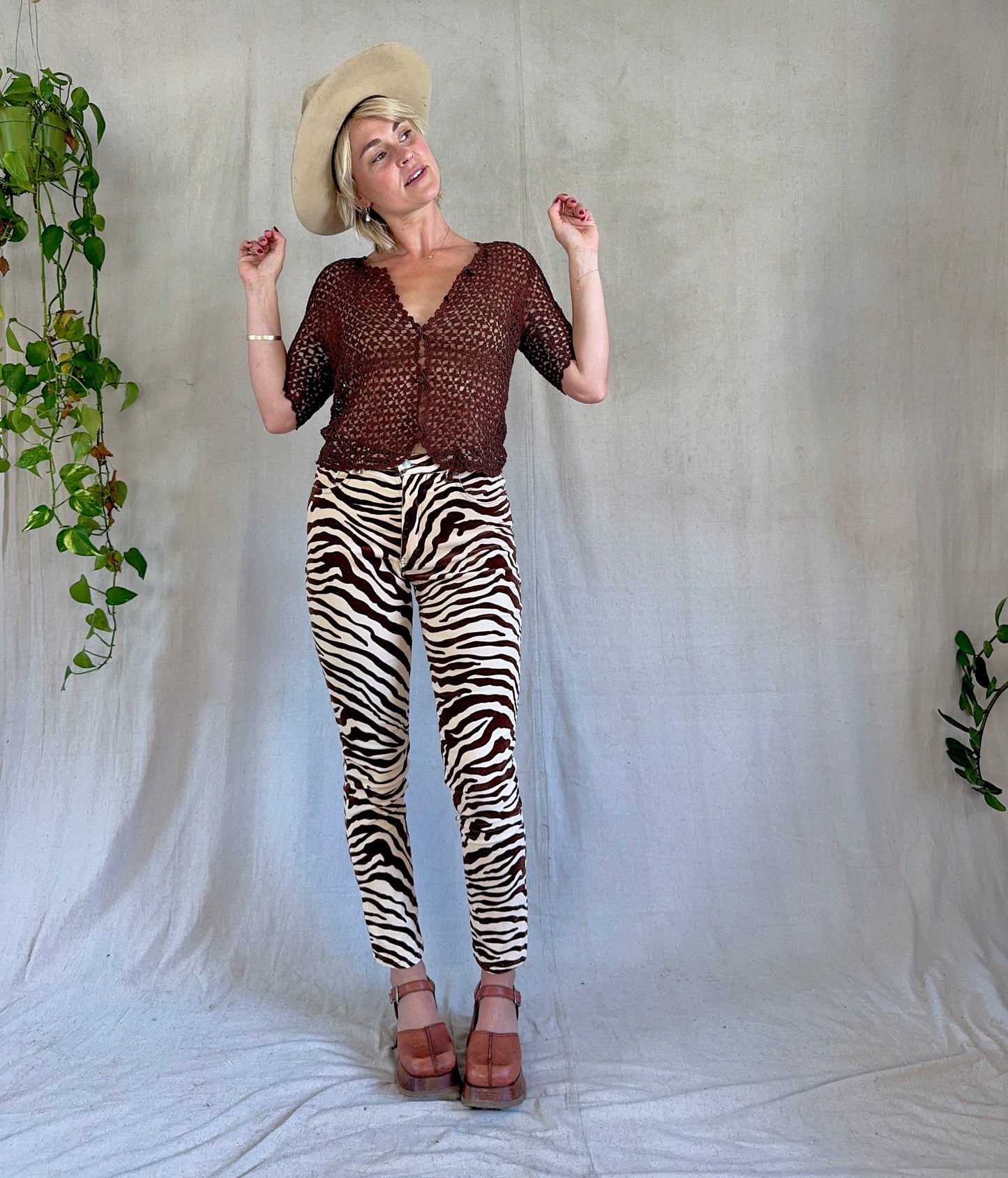 The Robyn 1990s Crocheted Top