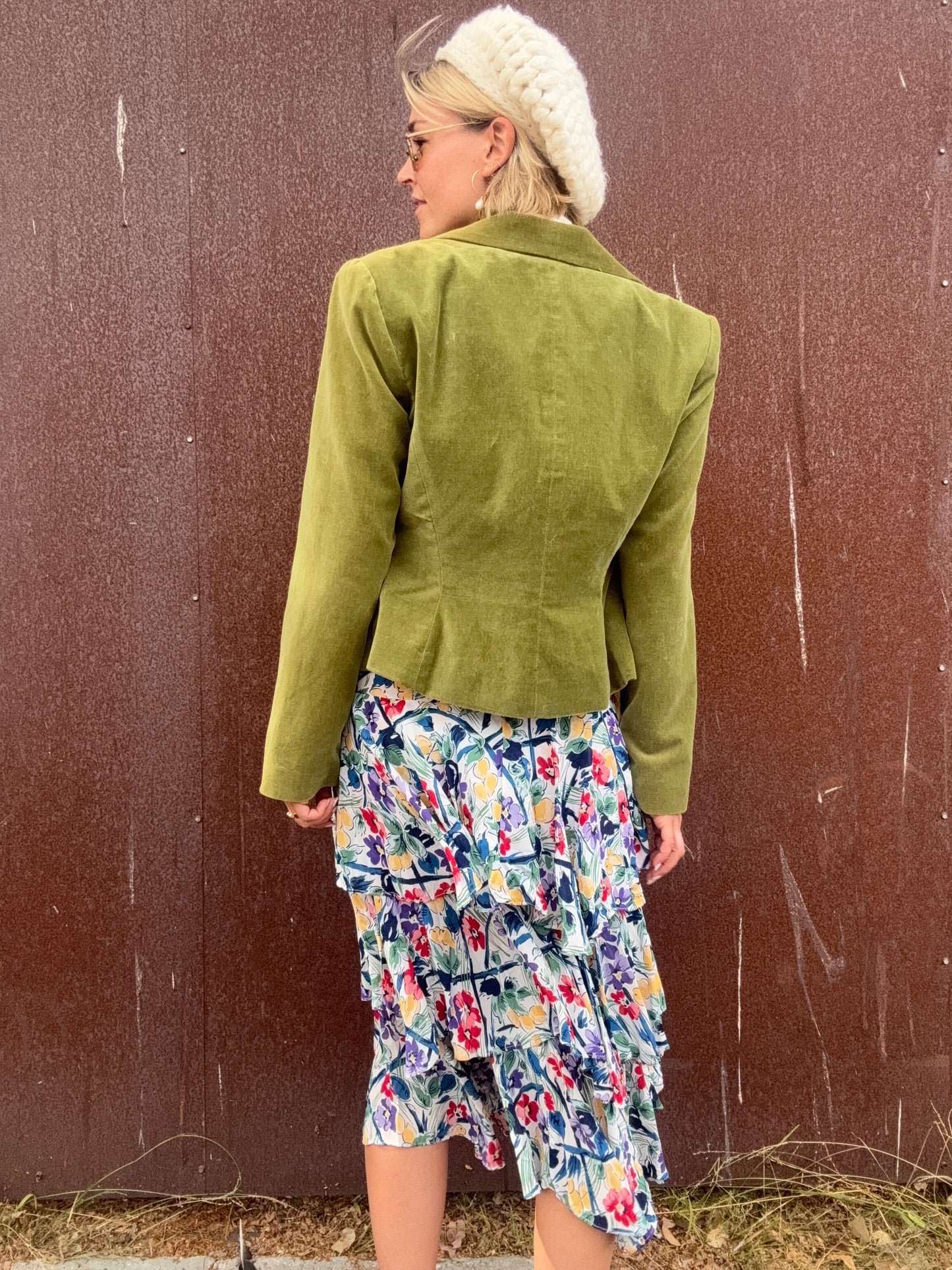 The Sylvie 1990s Velvet Blazer