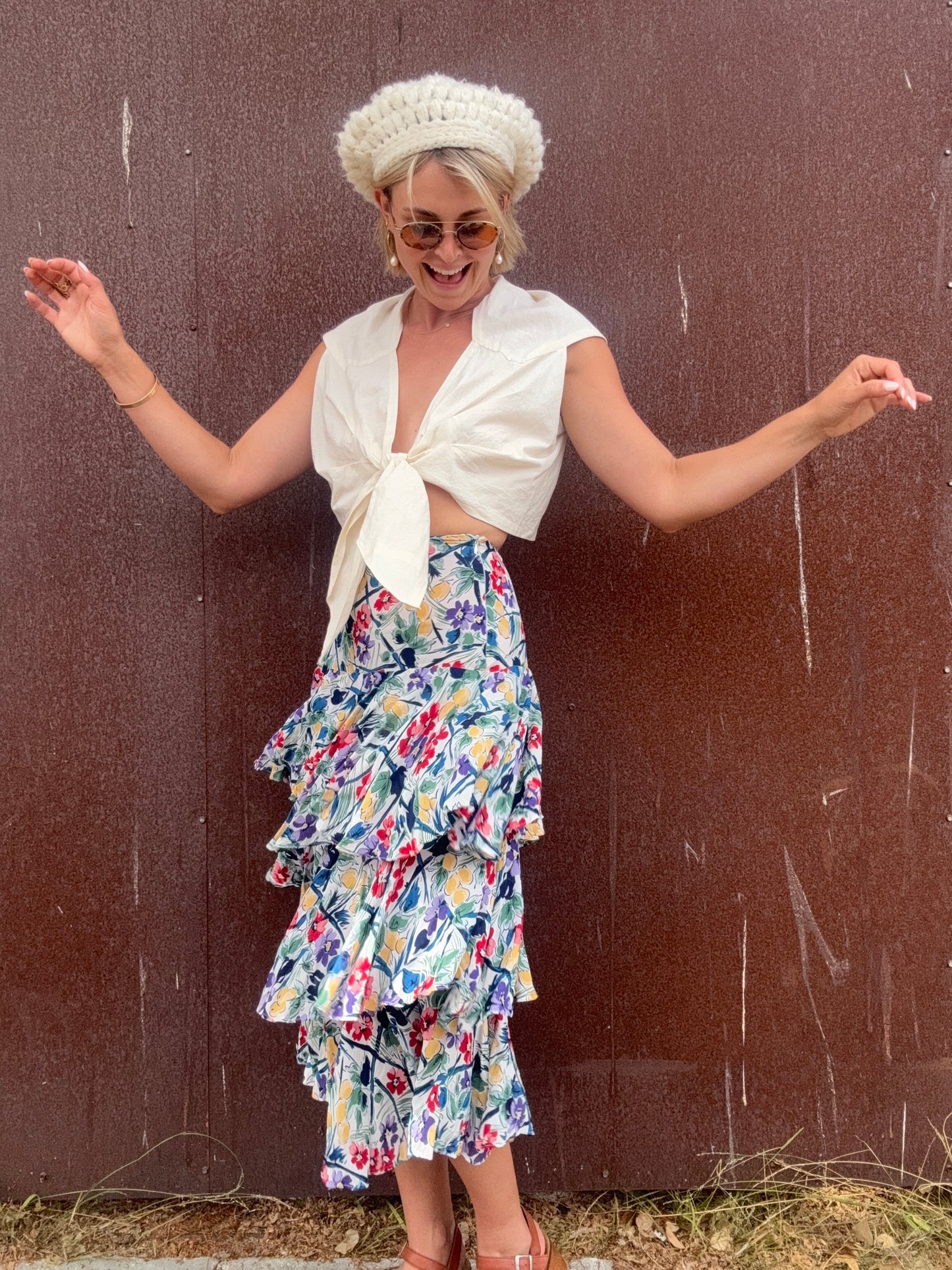 The Norma Kamali 1980s Tiered Skirt