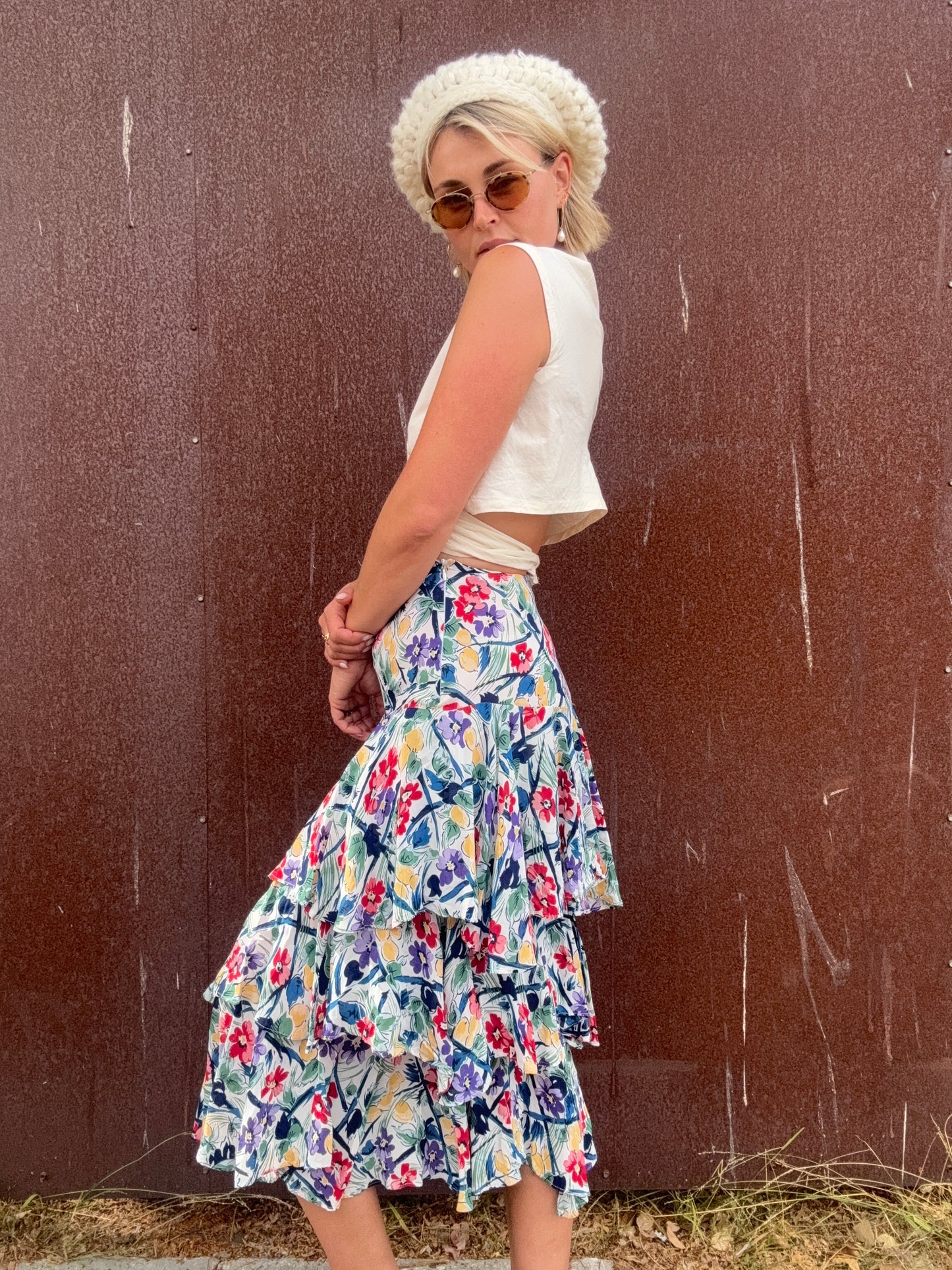 The Norma Kamali 1980s Tiered Skirt