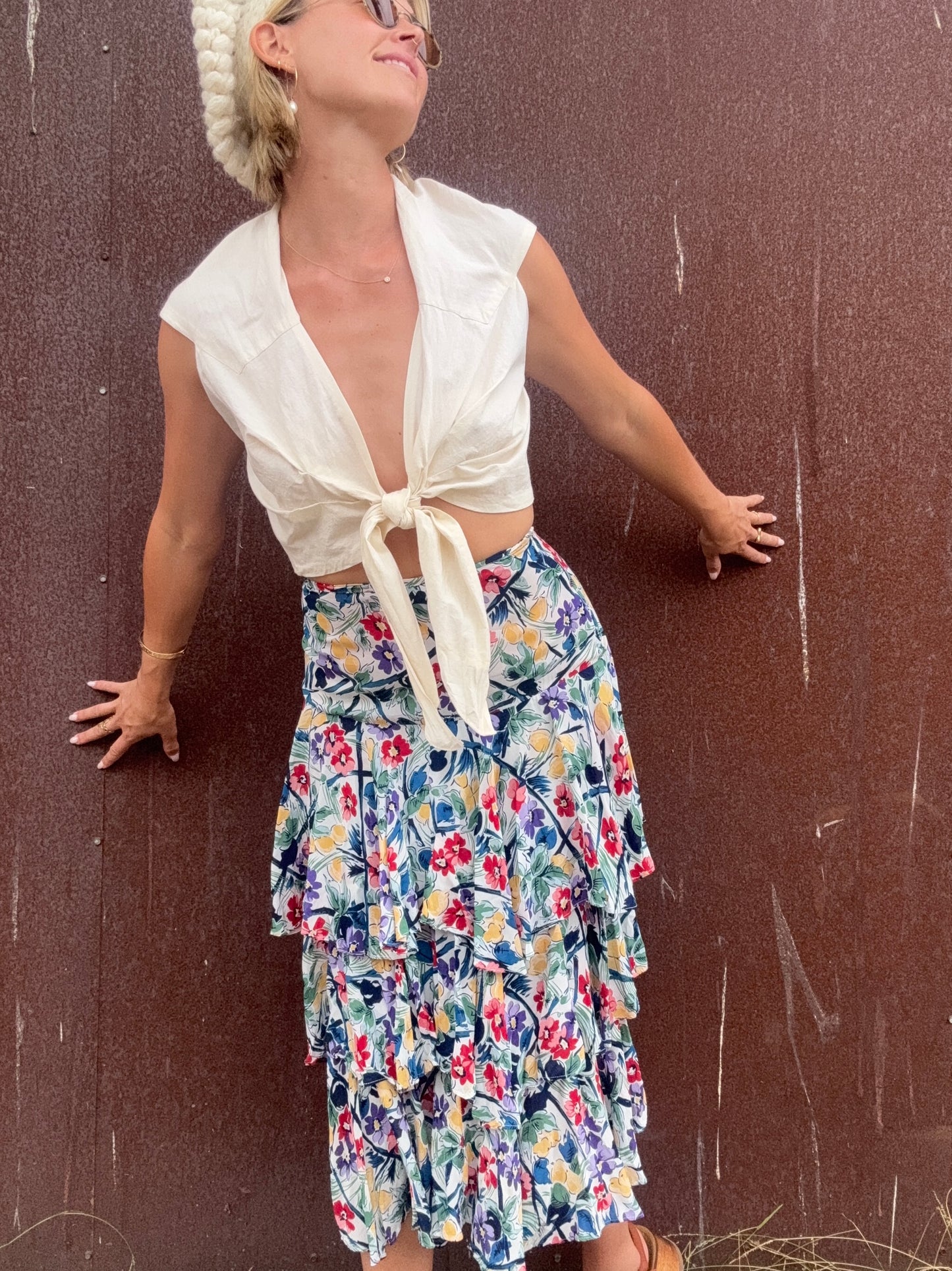 The Norma Kamali 1980s Tiered Skirt