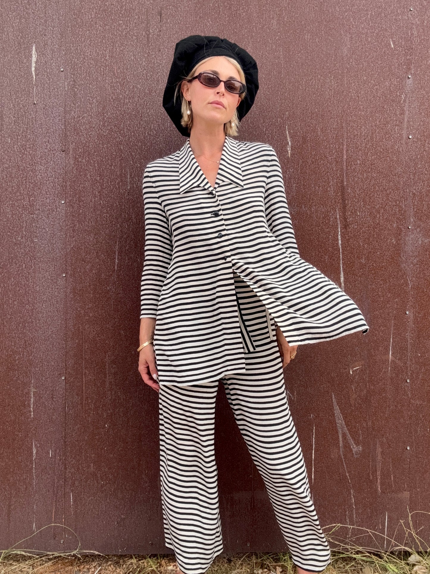 The Sonia Rykiel 1990s Striped Pant Set