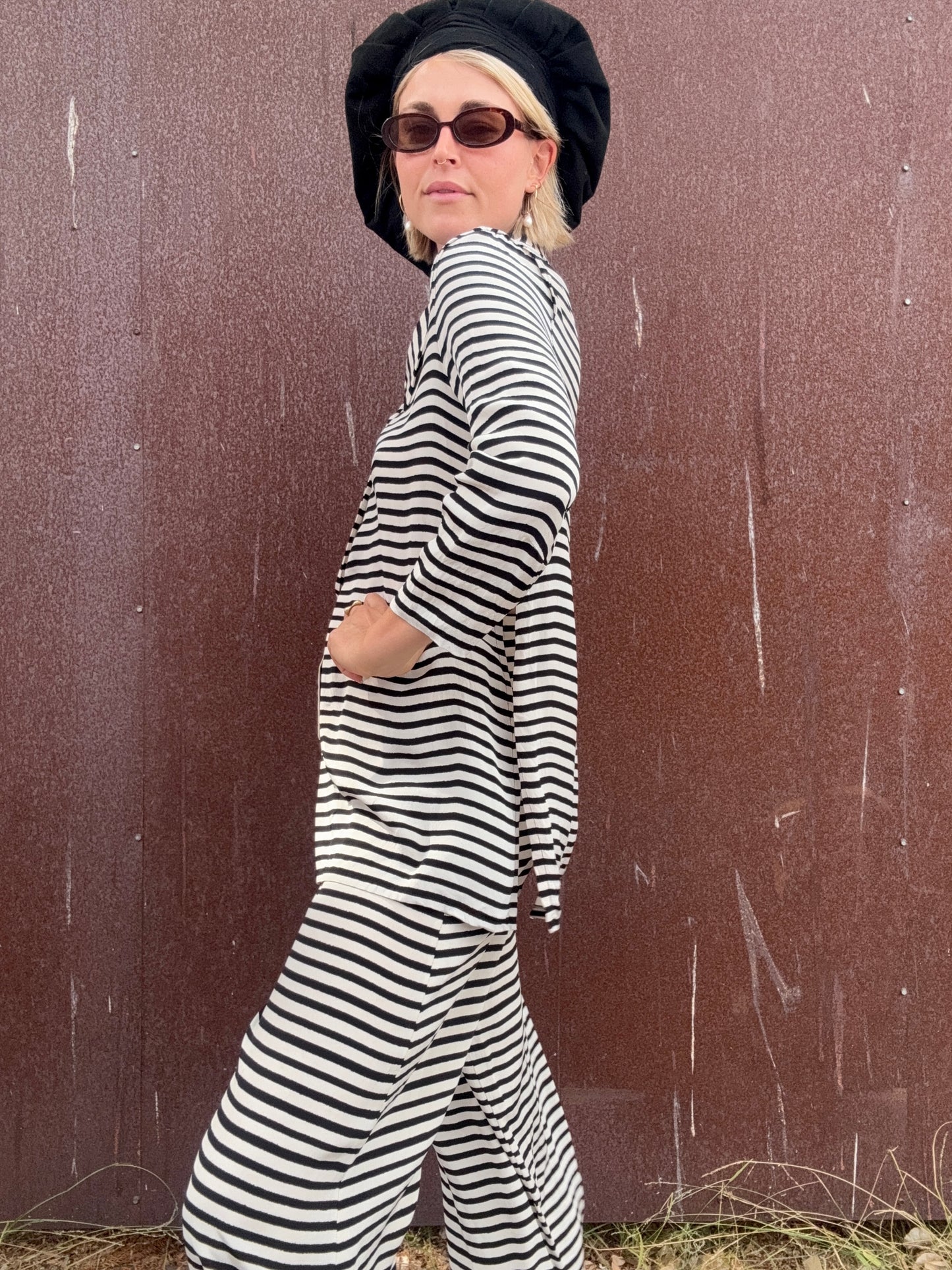 The Sonia Rykiel 1990s Striped Pant Set