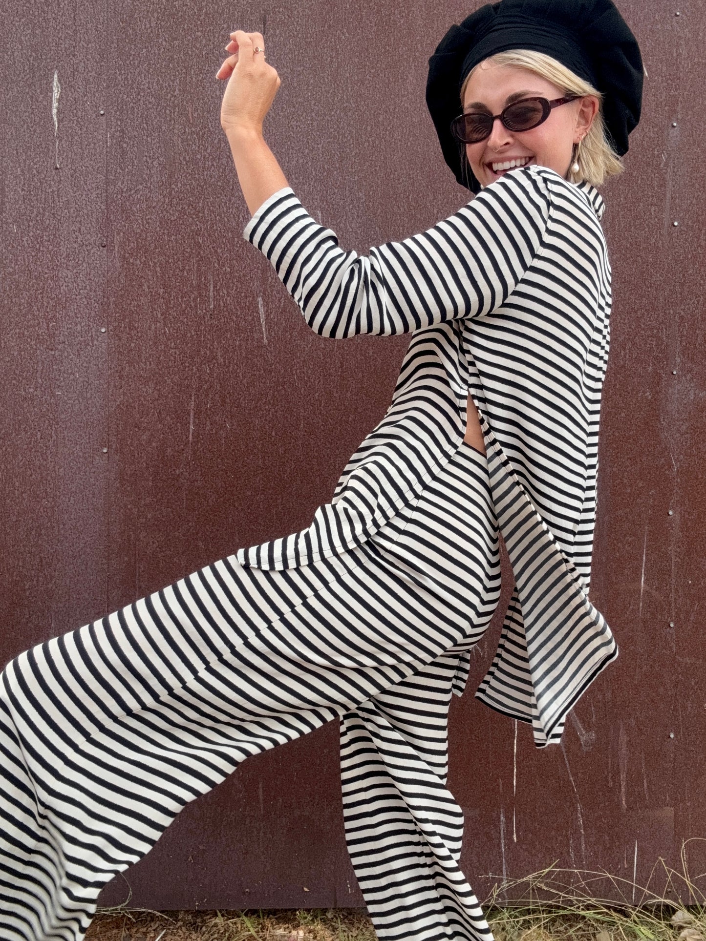 The Sonia Rykiel 1990s Striped Pant Set