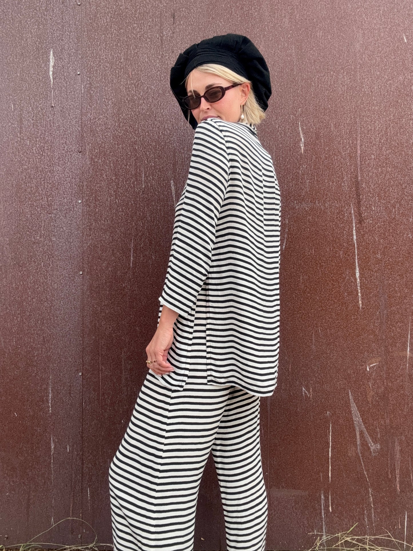 The Sonia Rykiel 1990s Striped Pant Set