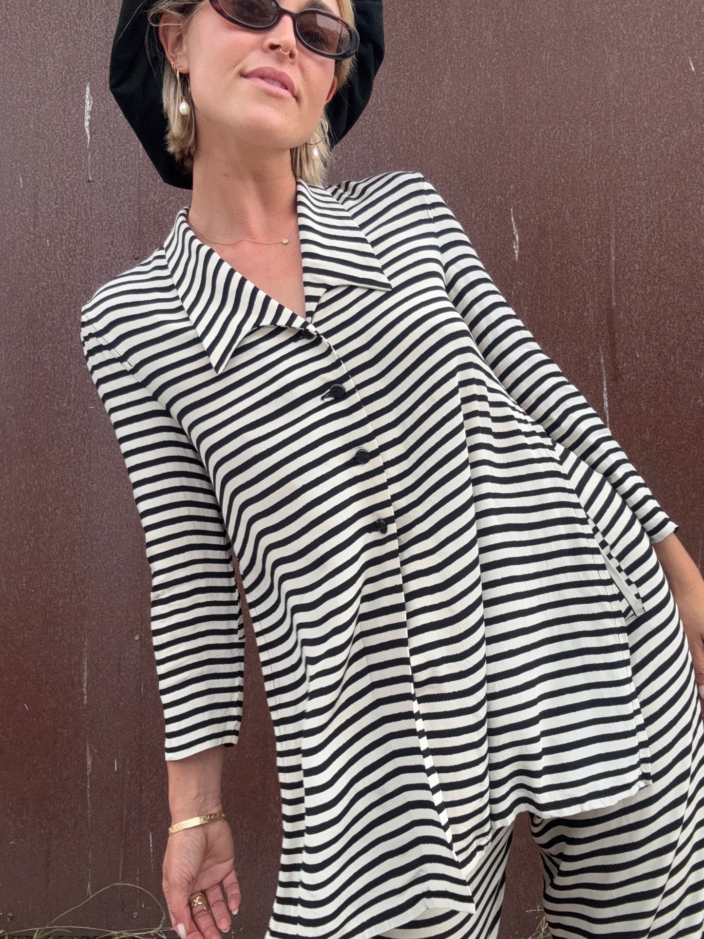 The Sonia Rykiel 1990s Striped Pant Set