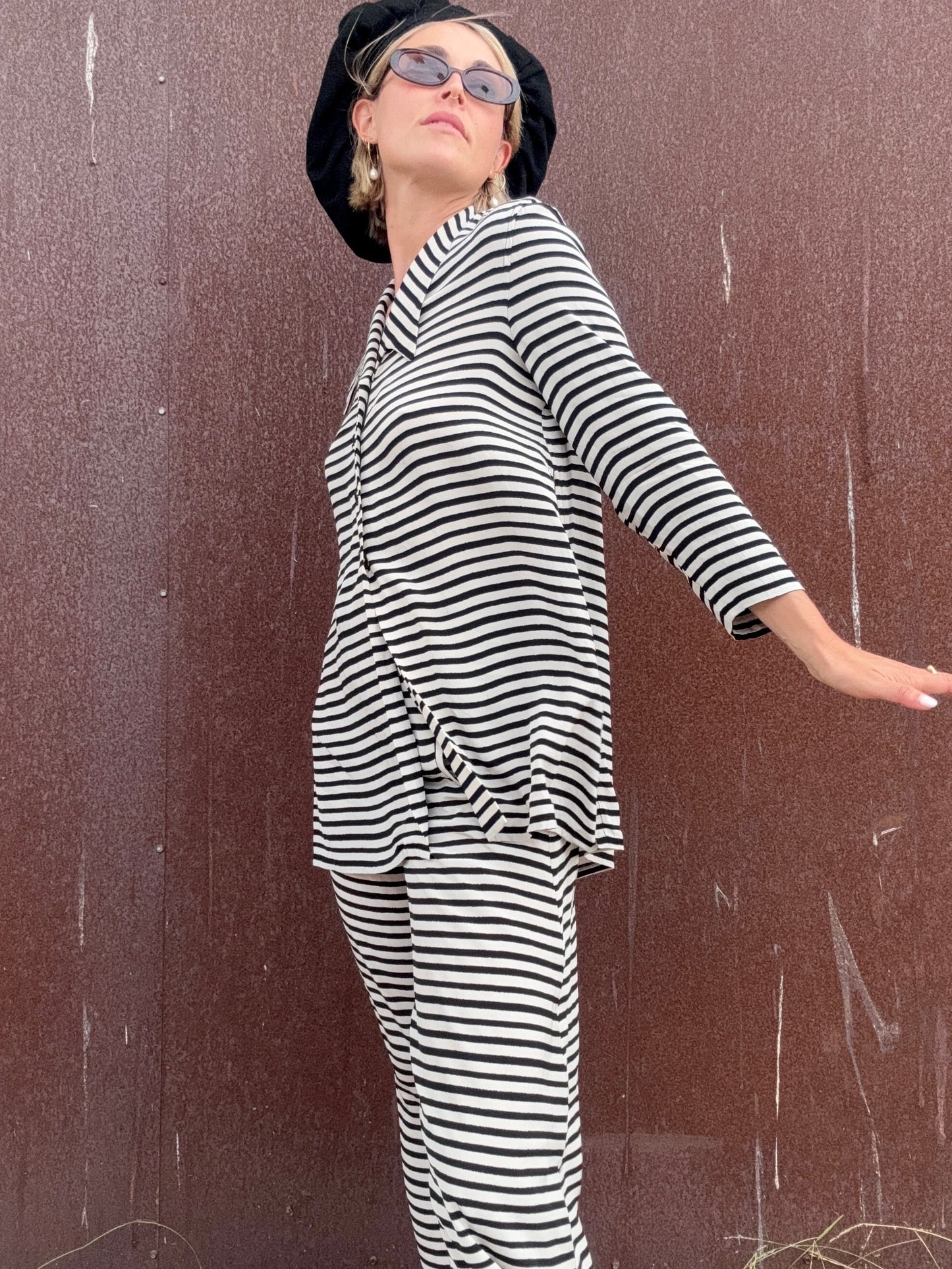 The Sonia Rykiel 1990s Striped Pant Set