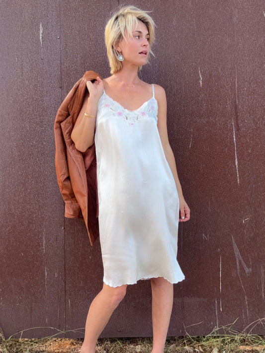 The Lydia 1990s Silk Slip