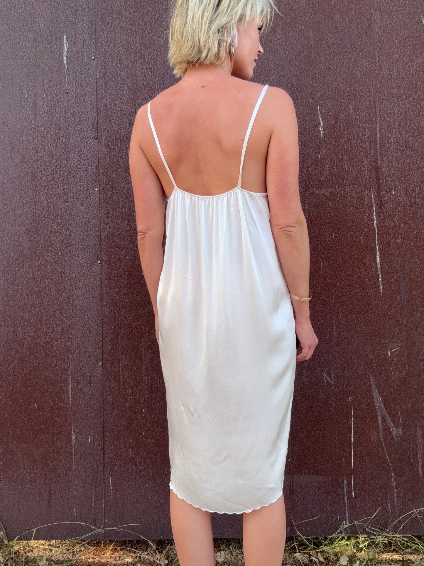 The Lydia 1990s Silk Slip