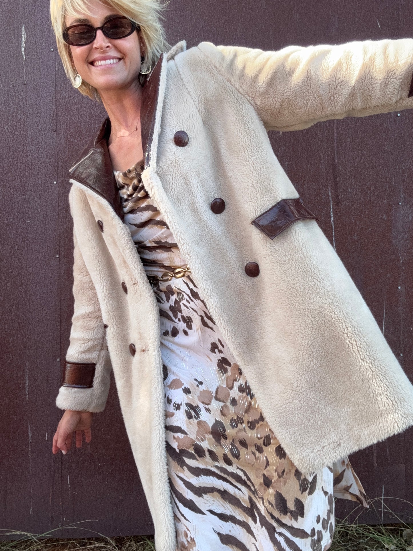 The Daphne 1970s Faux Fur Coat