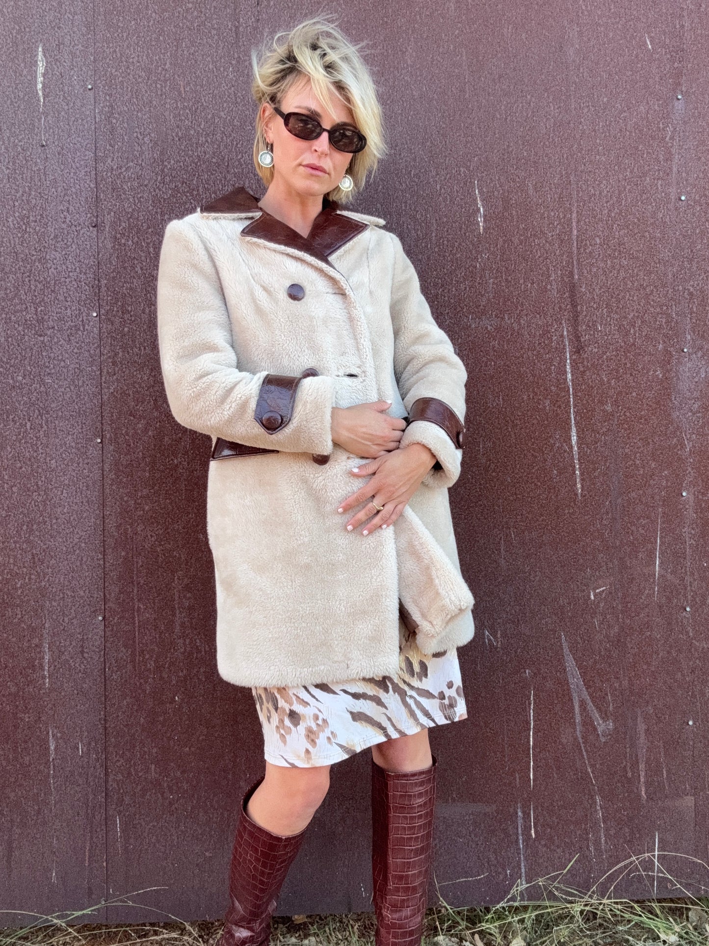 The Daphne 1970s Faux Fur Coat