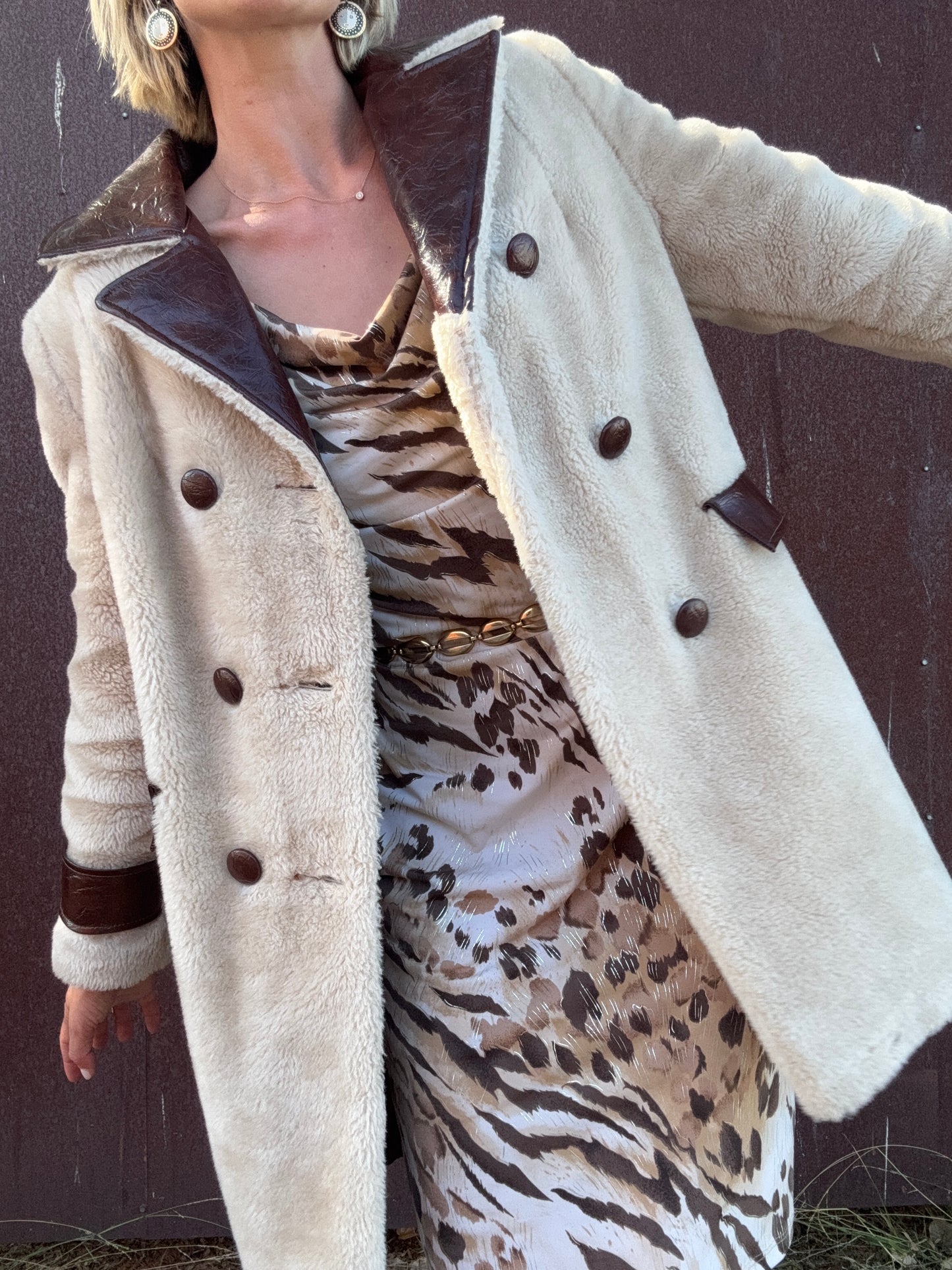 The Daphne 1970s Faux Fur Coat