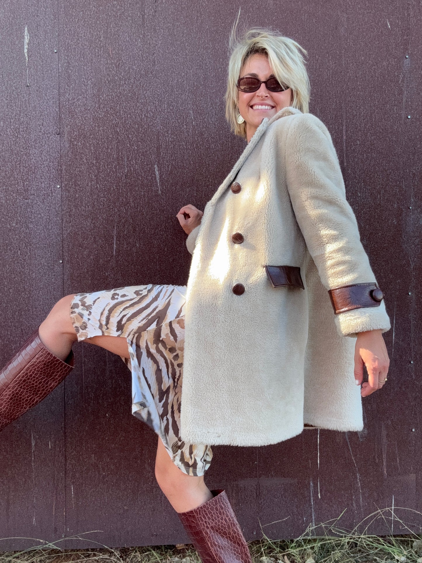 The Daphne 1970s Faux Fur Coat